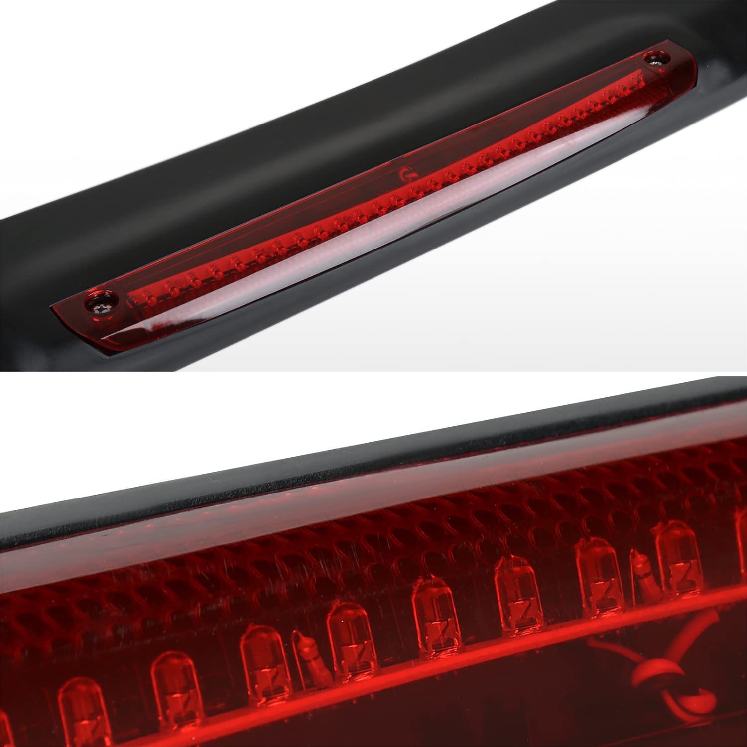 Spec-D Tuning Matte Black &quot;T-R Style&quot; ABS Rear Trunk Spoiler Compatible with 1996-2000 Honda Civic Models