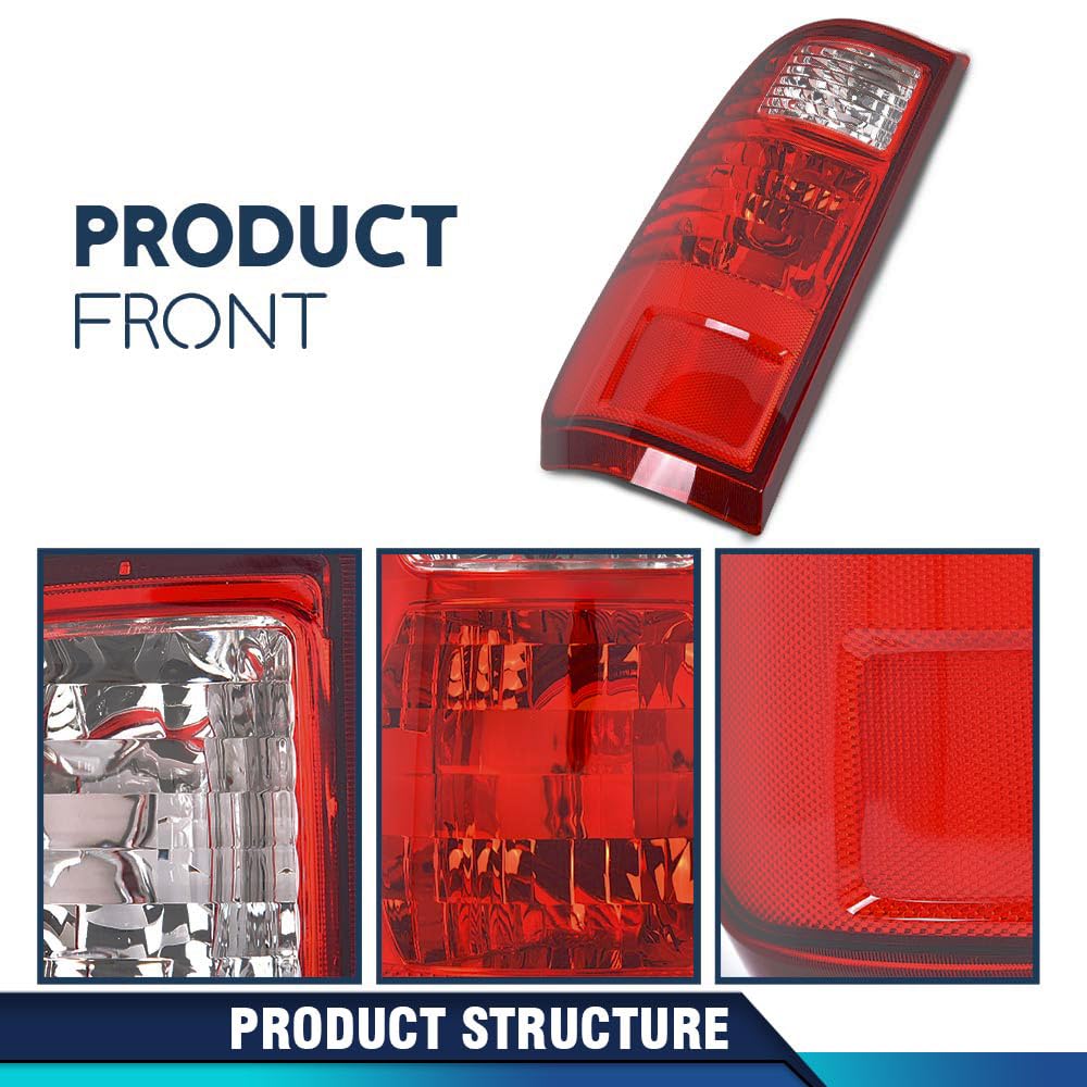 Pit66 Tail Lights Compatible With Ford F250 F350 F450 F550 2008-2016 Rear Light Lamp Assembly Drive & Passenger Side,Bc3Z13404A,