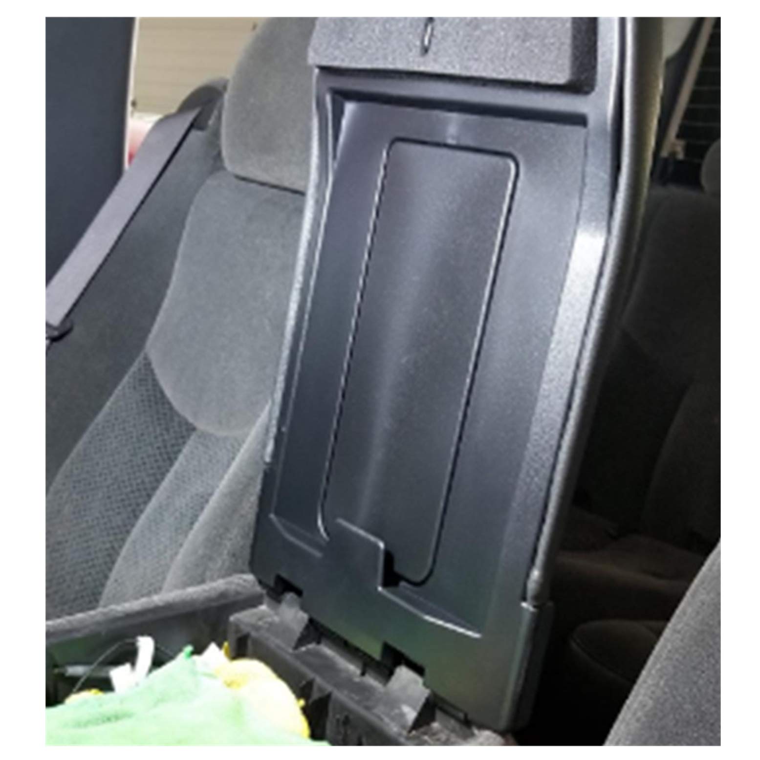 Ezzy Auto Dark Gray Center Console Lid Armrest Kit For Chevy Silverado 1500 Chevrolet Avalanche Tahoe Gmc Sierra Yukon Cadillac Escalade 2000-2006