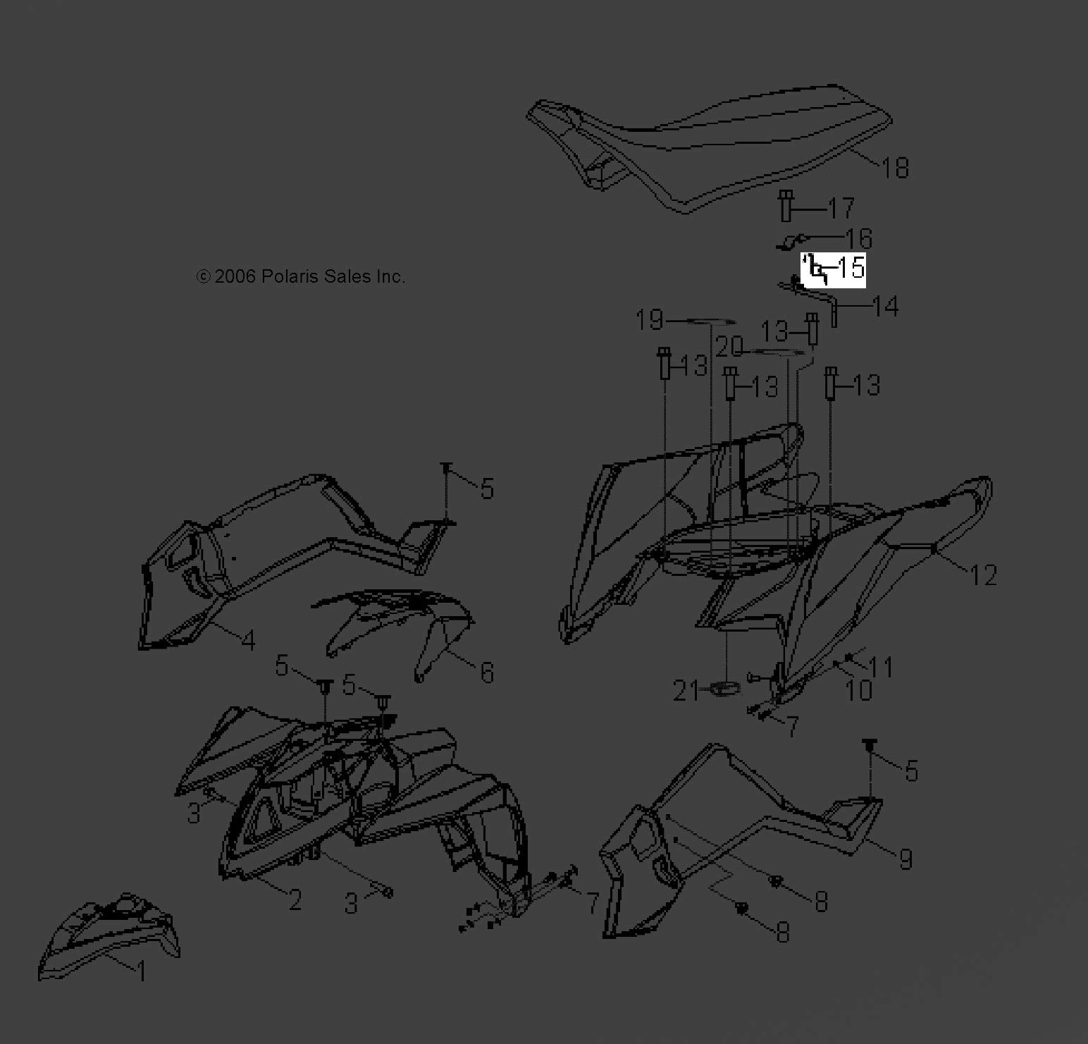 Polaris Seat Latch Spring For Specific Sportsman 90, 110, 110 Efi And Outlaw 90, 110, 110 Efi Models, Genuine Oem Part, Qty 1, F