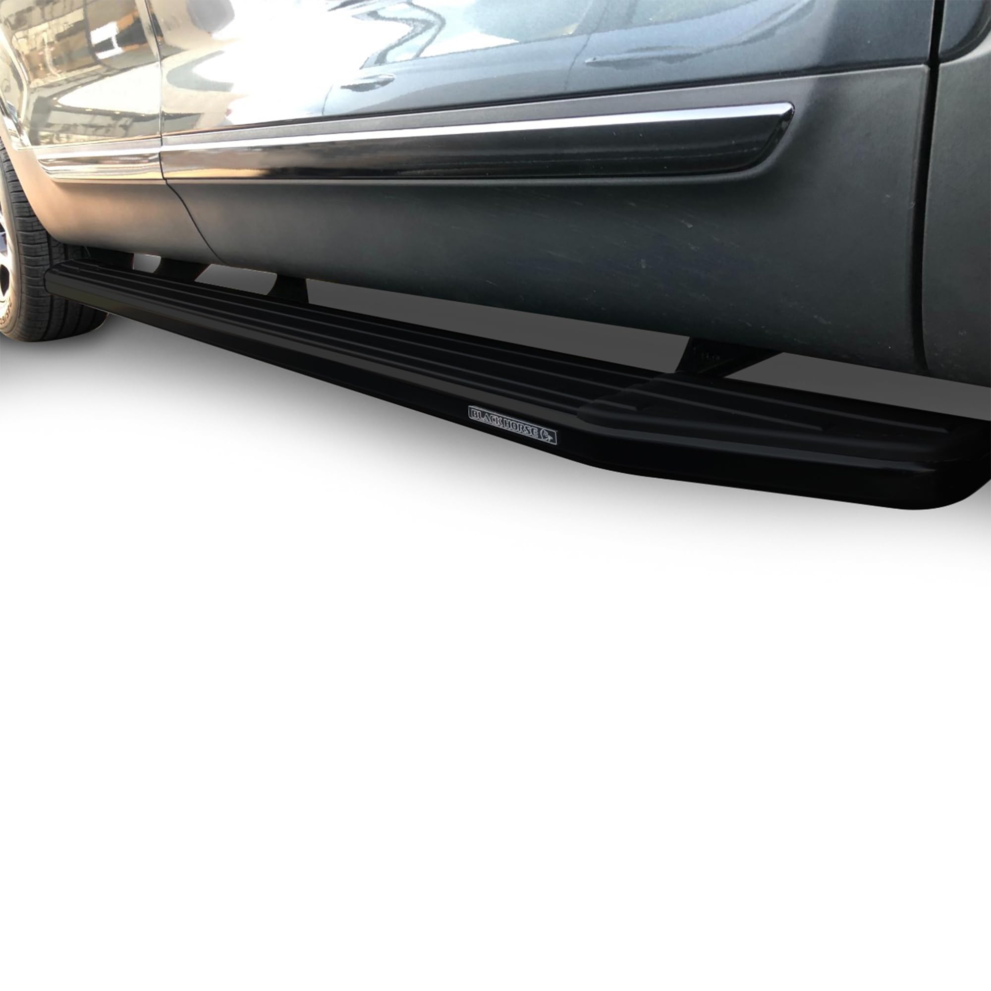 Black Horse Peerless Running Boards Black Compatible with 2016-2022 Honda Pilot|2019-2022 Honda Passport|2017-2022 Honda Ridgeli