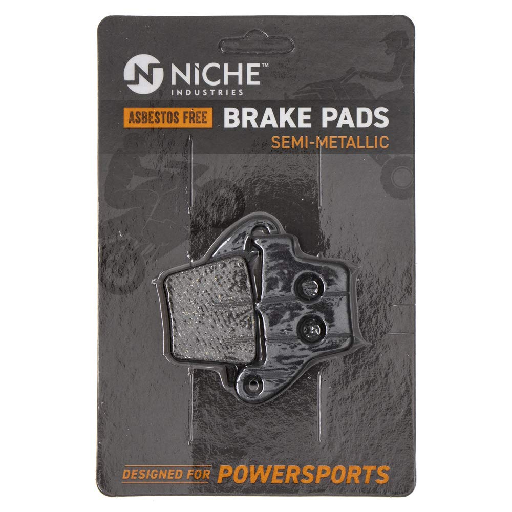 NICHE Brake Pad Set for Honda CRF250RX CRF2250X CRF450R CRF250F CRF450X CR250R Rear SemiMetallic