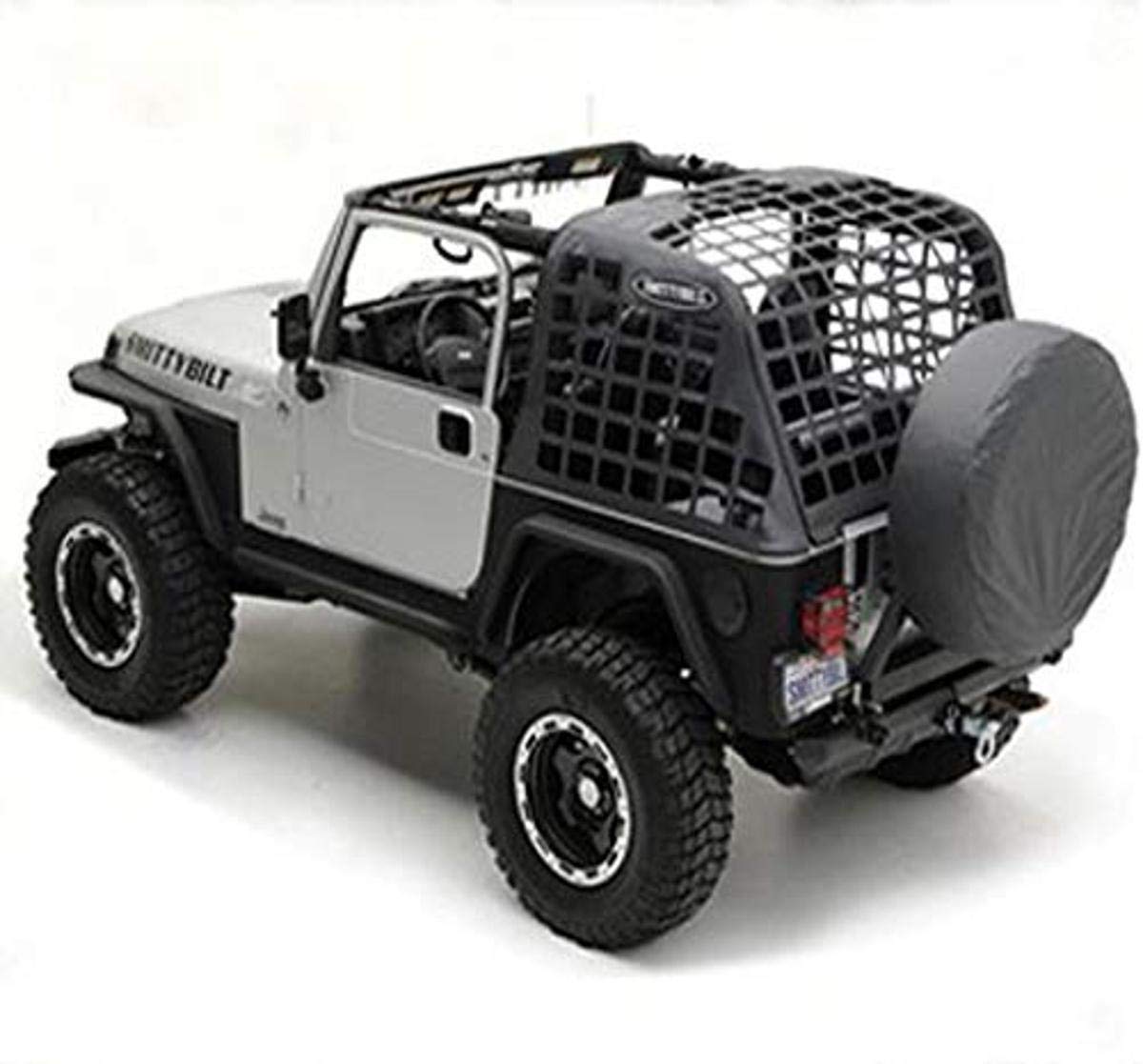 Smittybilt 581035 Black Diamond C.RES Cargo Restraint System with Trail Cargo Net