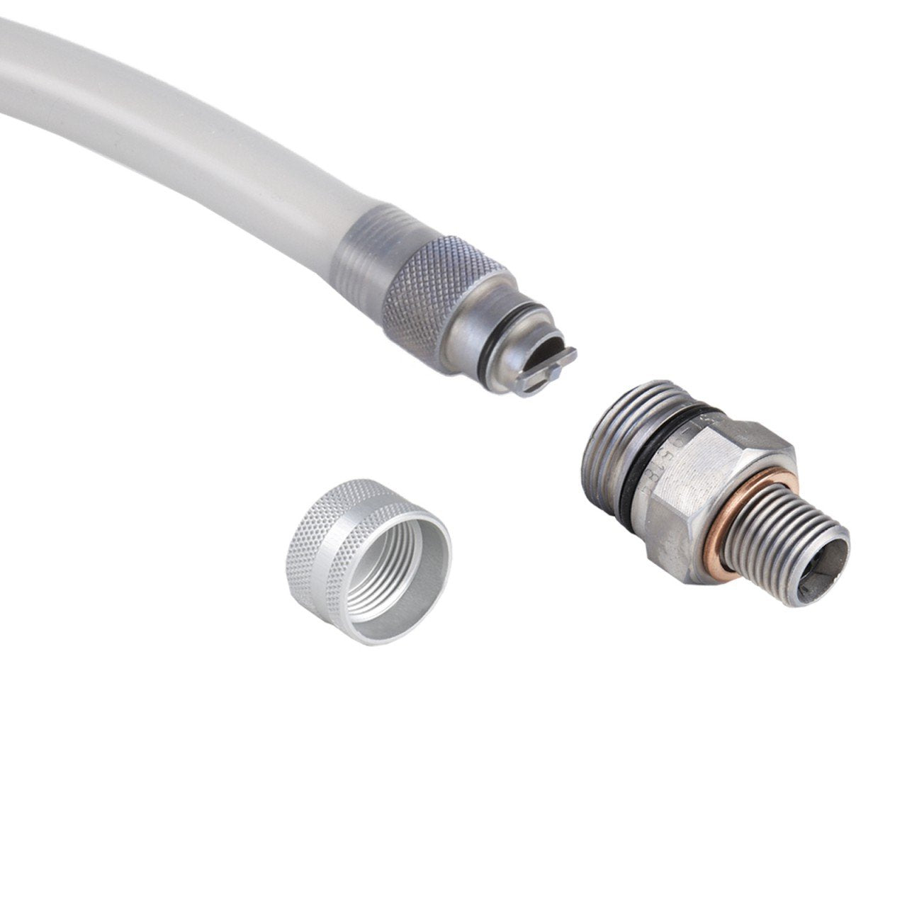 Stahlbus Oil Drain Valve Plug M18X1.5X12Mm Steel - Clean, Easy, No Tool Oil Change - Includes Oil Drain Plug, Washer, Cap, Connector, Silicone Hose