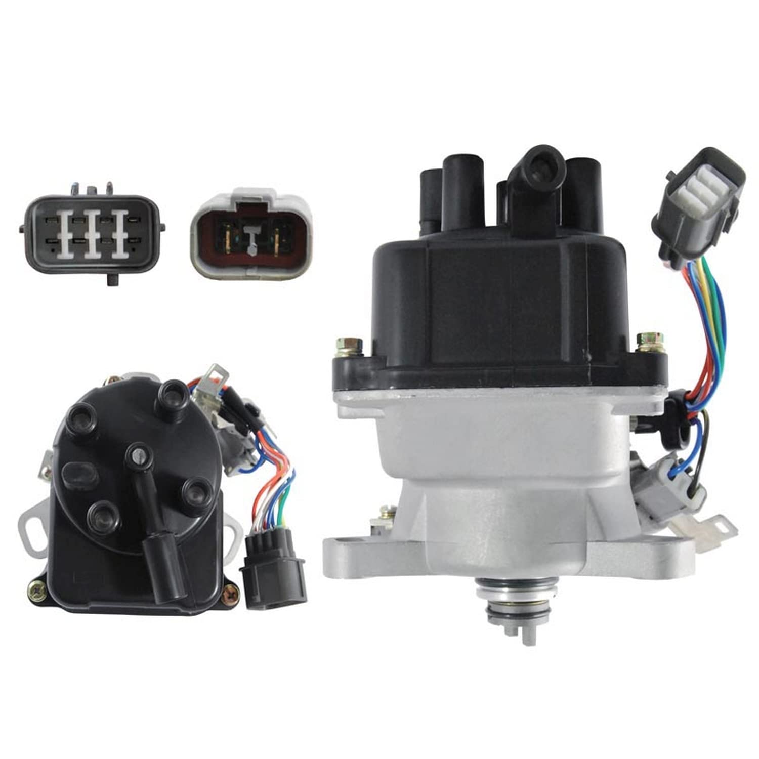 Oeg Parts New Distributor Compatible With Honda Accord Prelude 2.2L 4 Cylinder 92 93 94 95 1992-1995 Td52U 30100-P0J-A01 30100-P12-A01 30100-Pt3-A12 1855009 Td52 8417426 3117426