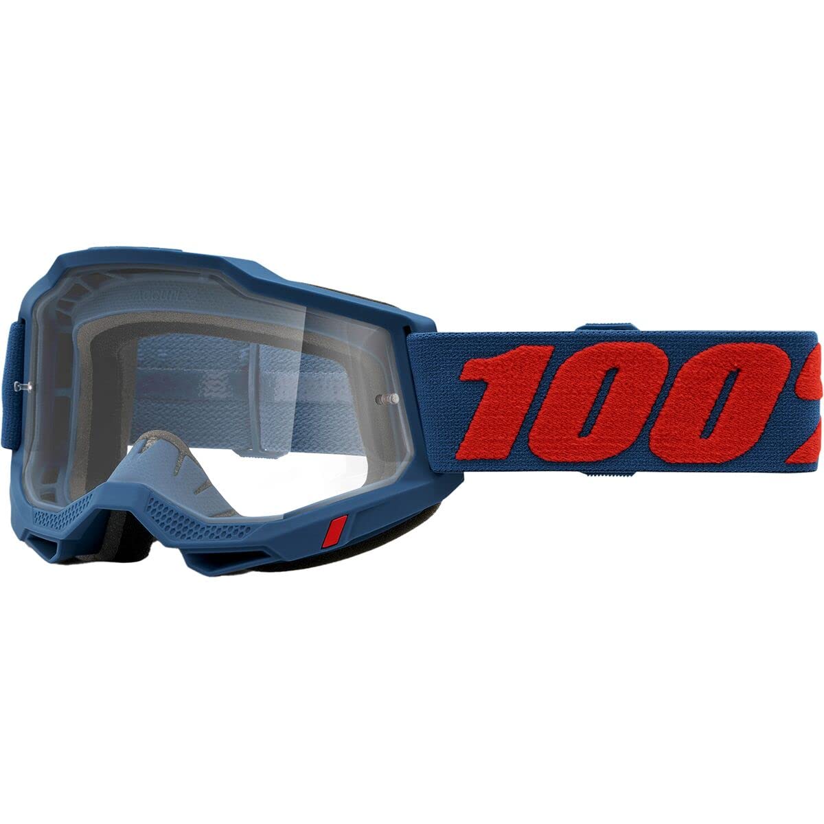 100% Accuri 2 Motocross & Mountain Biking Adult Goggles (Odeon - Clear Lens)