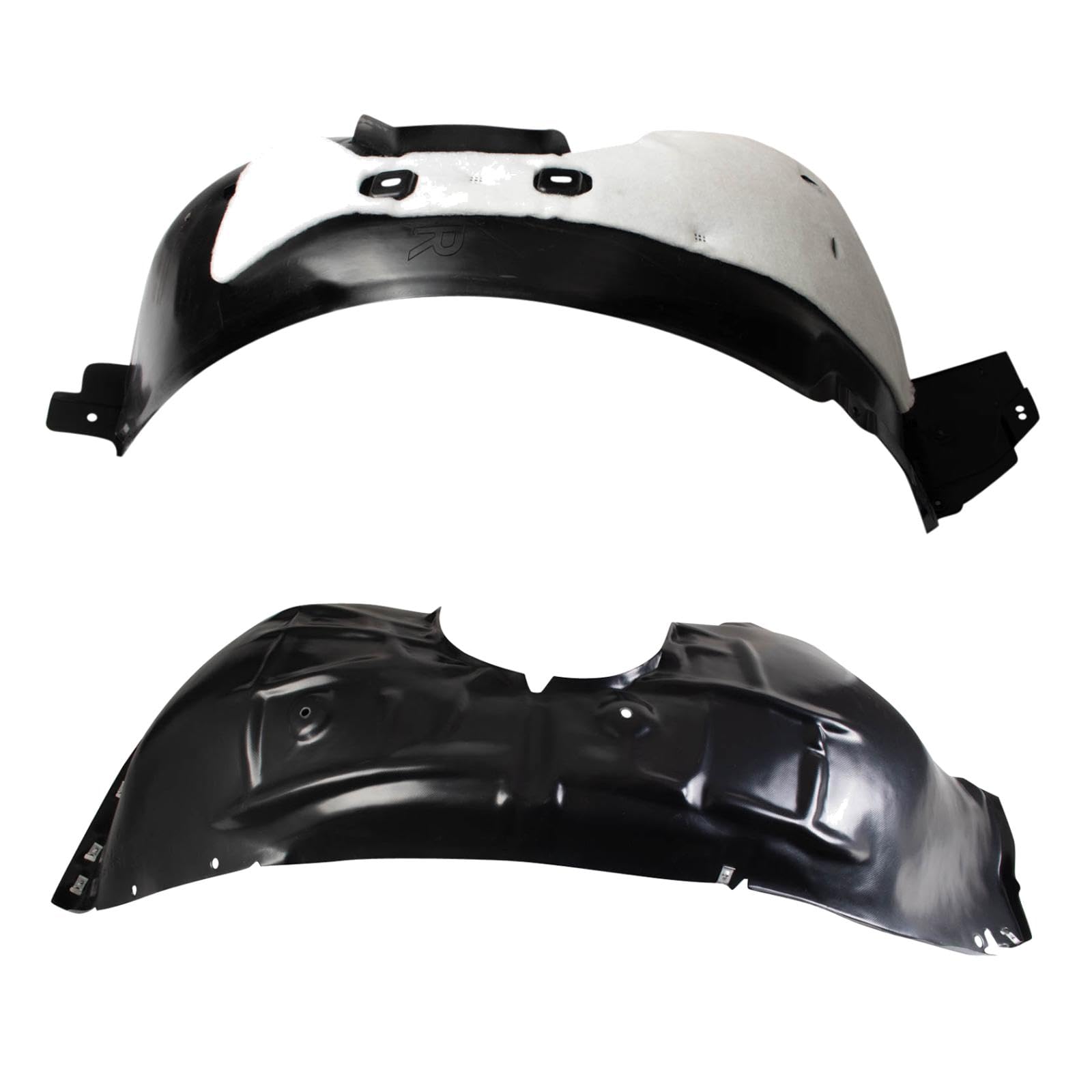 Trq Front Inner Fender Liner Set Compatible With 2016 Chevrolet Cruze Gm1248269 Gm1249226