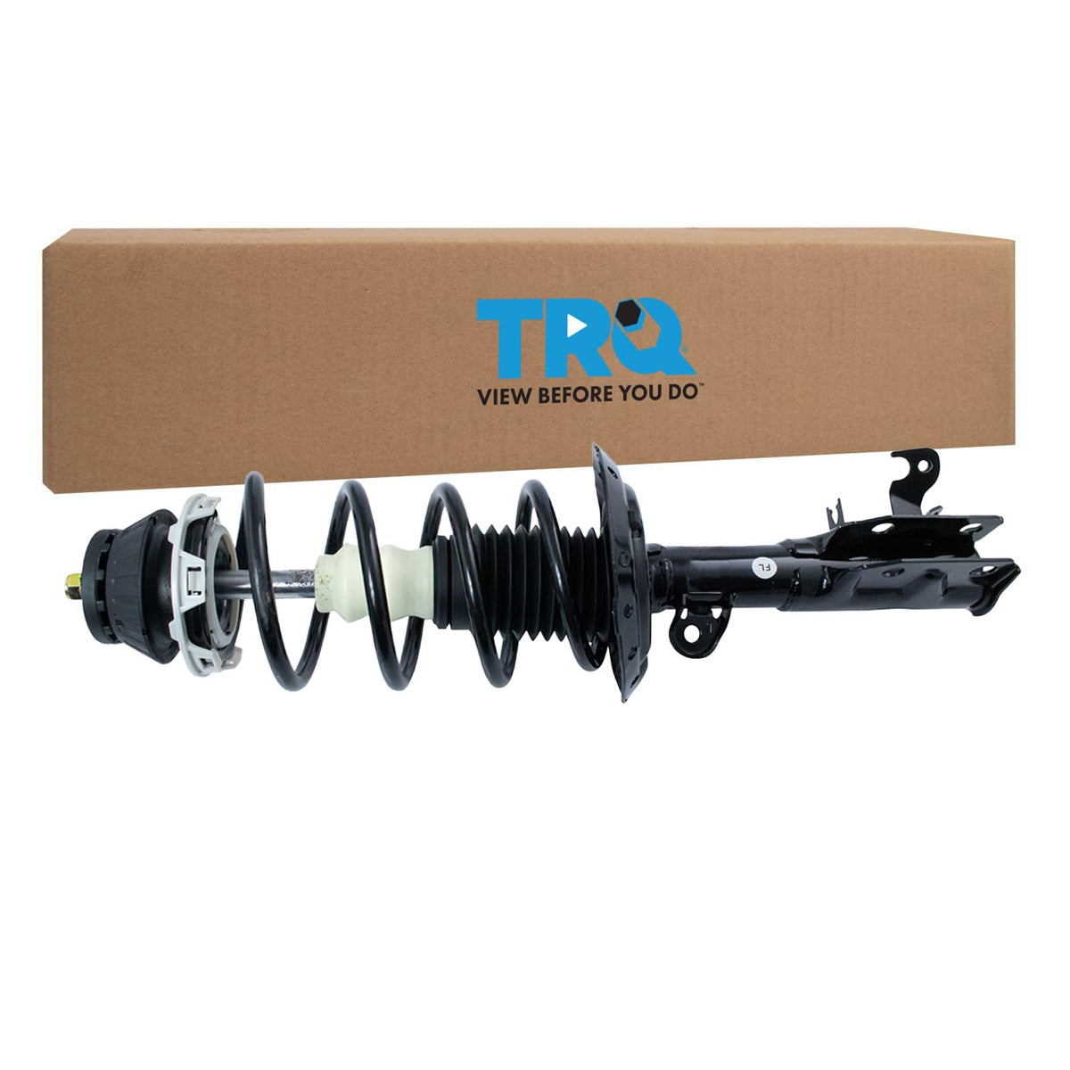 Trq Front Left Complete Strut & Coil Spring Assembly Drivers Side Compatible Wit WBCARB086W18RV7