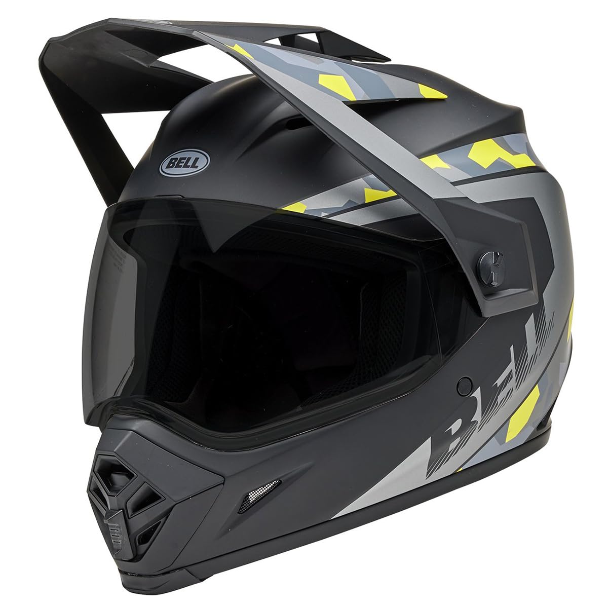 Bell Mx-9 Adventure Mips Dirt Helmet (Matte Mesa Black/Yellow Camo - Medium)