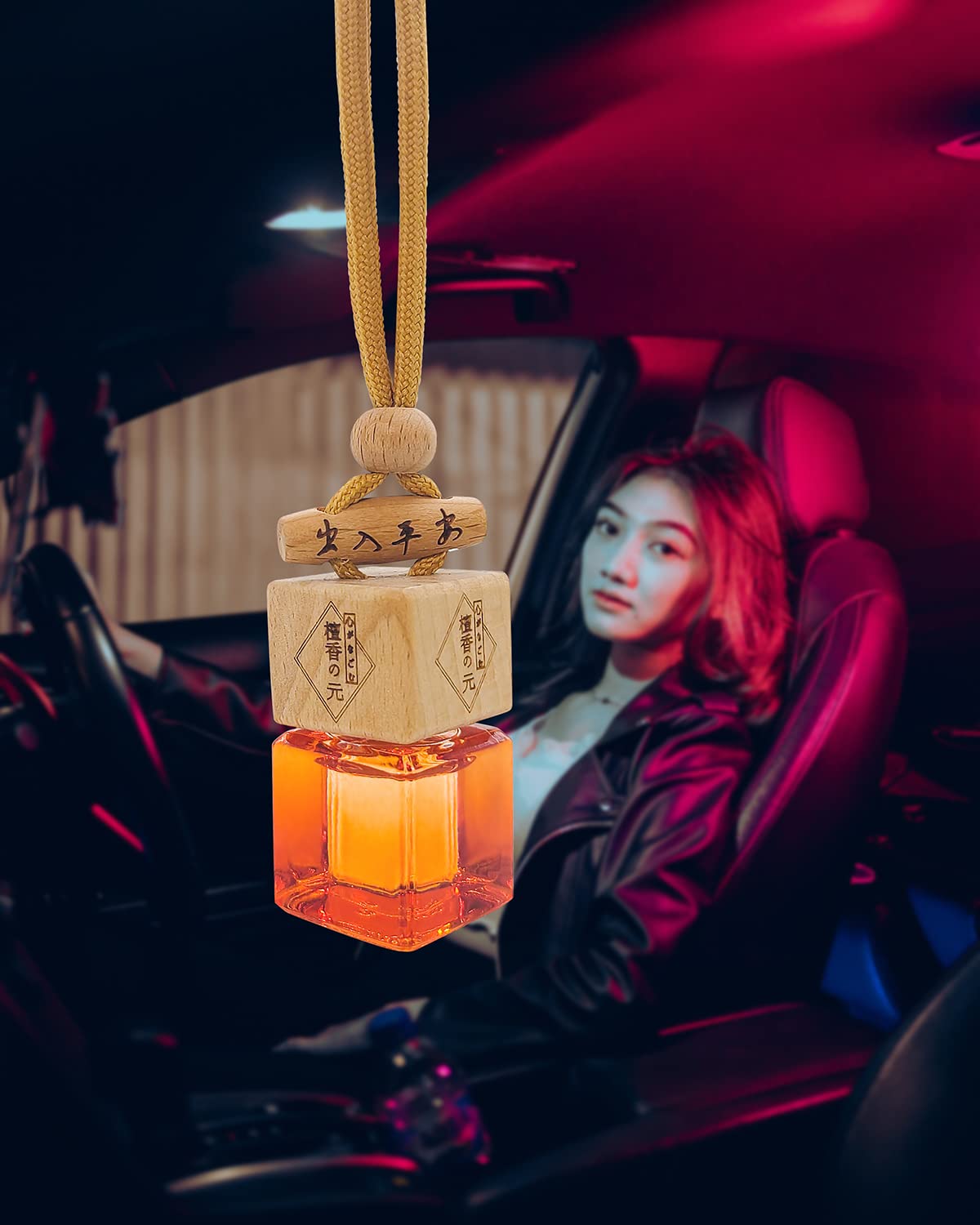 Ikeda Fragrance Car Air Freshener | 8Ml Automotive Scents | 45-Days Long-Lasting Keep Fragrance | Autohanging Diffuser Bottles |