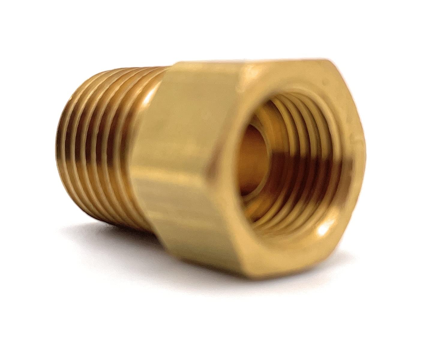 Marshall Excelsior ME2132P Inverted Flare Adapter - 1/4&quot; MNPT x 1/4&quot; Female Flare Plug