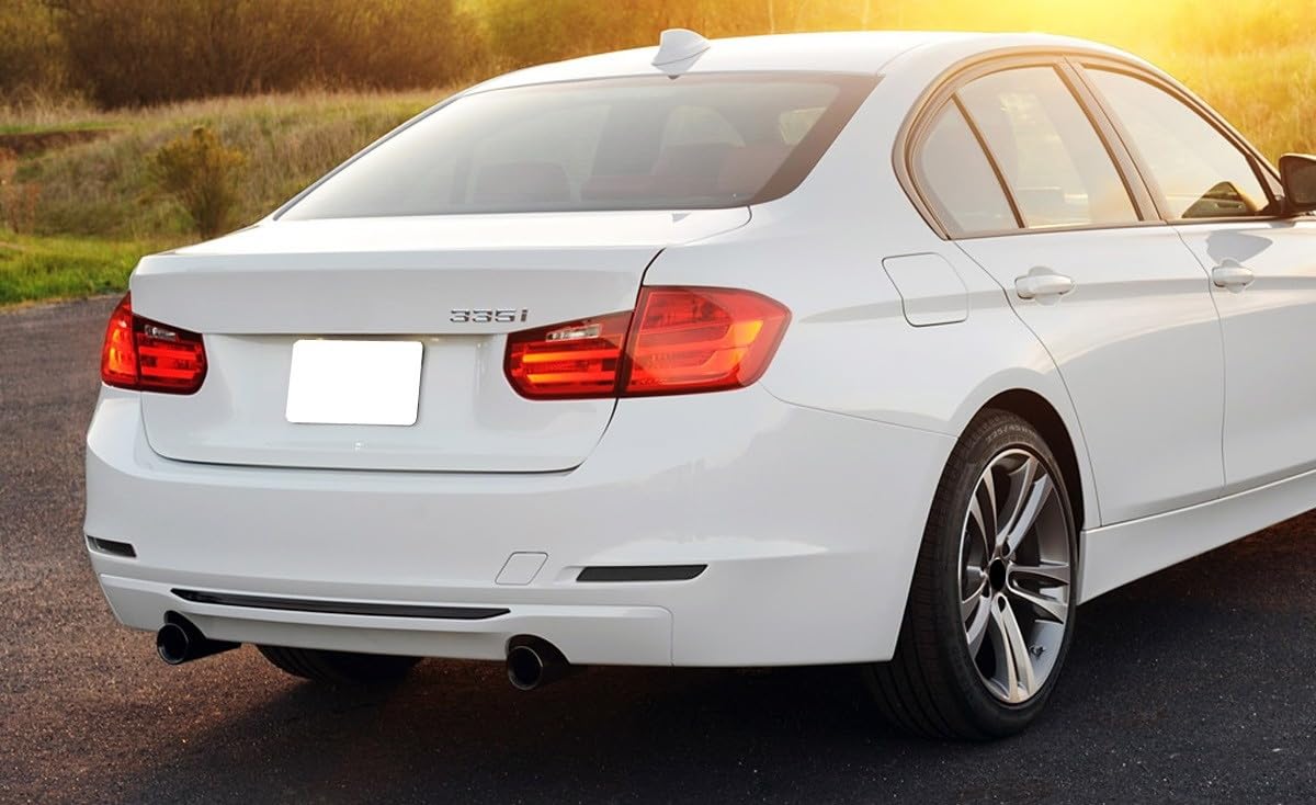 Ijdmtoy Smoked Lens Rear Bumper Reflector Lenses Compatible With 2013-2015 Pre-Lci Bmw F30 F31 F32 F33 3 4 Series Regular Bumper, Oe-Spec Lh Rh Assembly (Will Not Fit Gt Gc, Sports Bumper Or M3/M4)