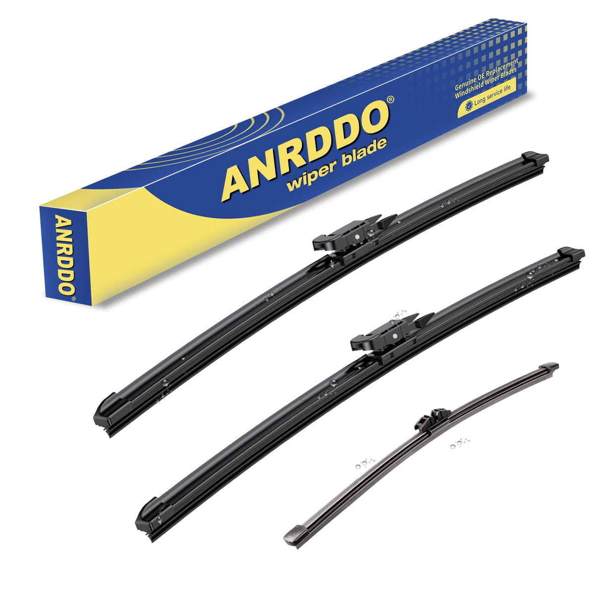 3 Wipers Factory Replacement For Ford Edge Mk2 2015-2021 Ford Endura 2015-2019 Original Equipment Replacement Wiper Blades Set 2