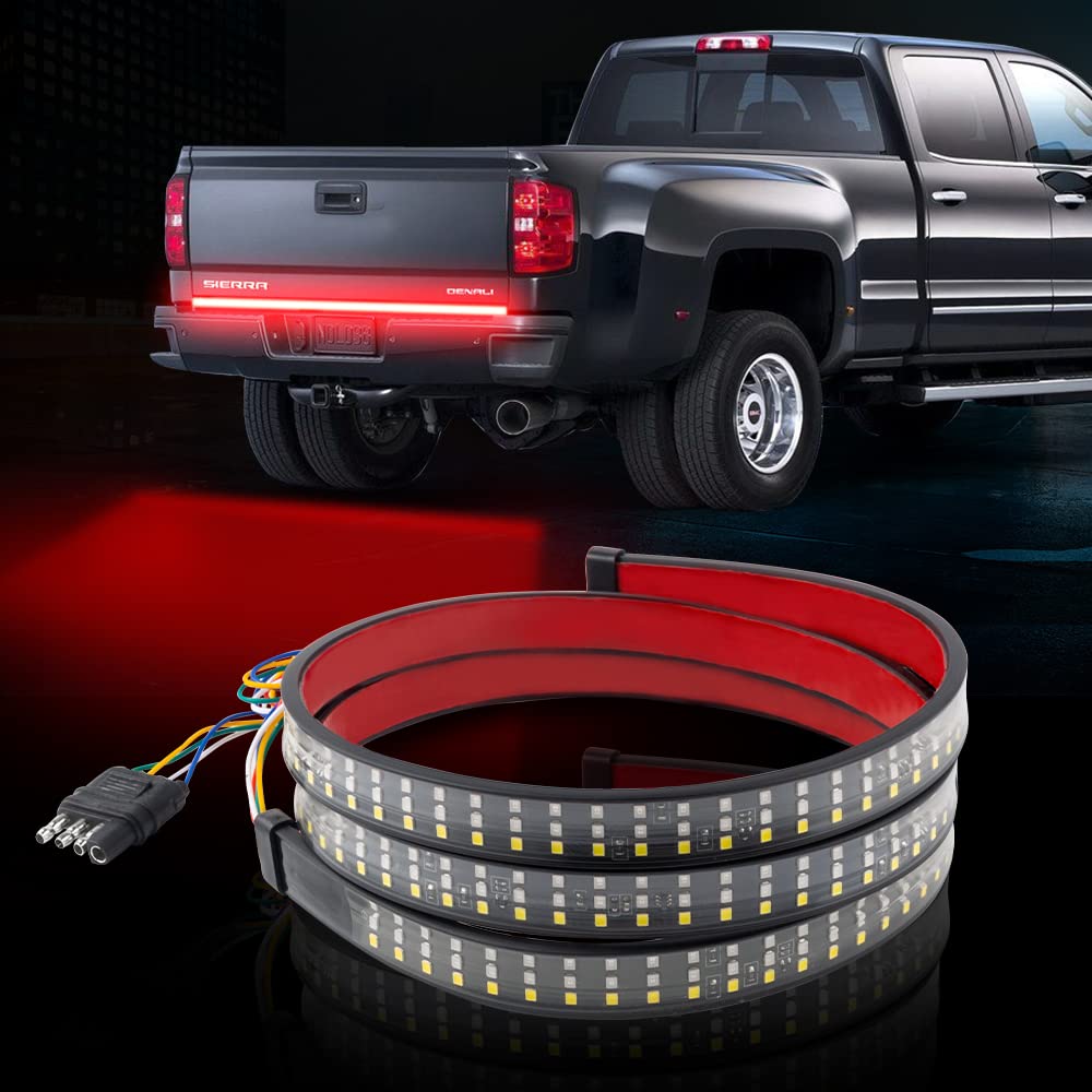 1797 Led Pickup Truck Tail Light Strip Tailgate Rear Turn Signal Brake Reverse Back Up Light Bar Accessories For Ford Chevrolet