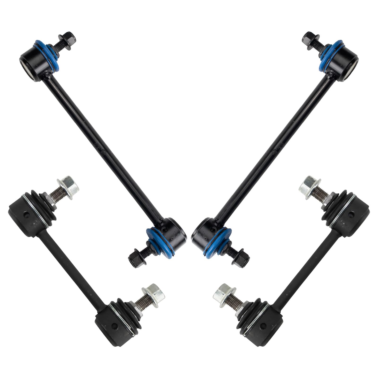 Trq Front & Rear Sway Bar Stabilizer Link Set Compatible With 2010-2013 Ford Transit Connect