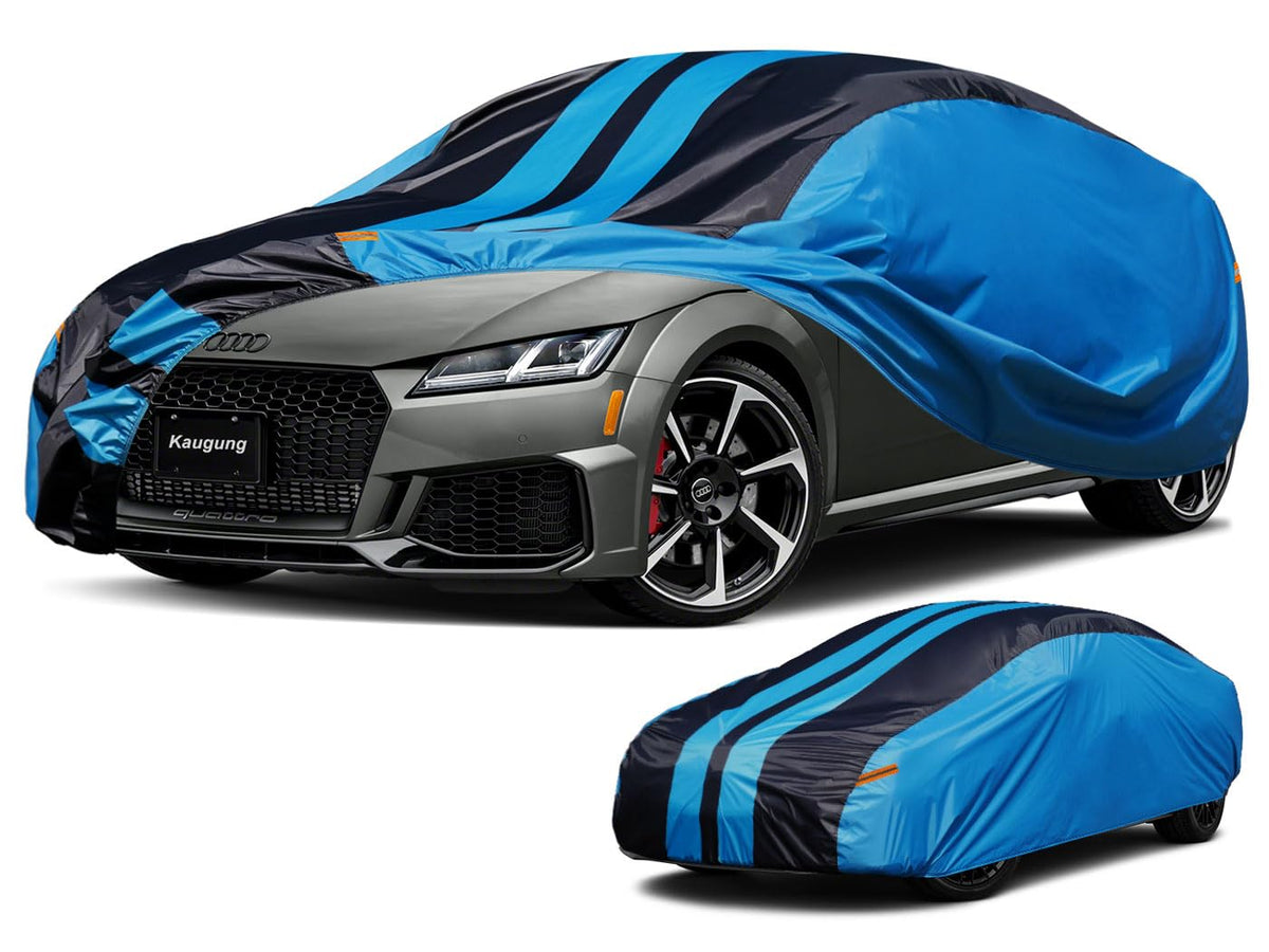 Car Cover Waterproof Custom Fit Audi TT TTS TTRS (2006-2025), Full Exterior Cover for Automobiles Lightweight Resistant Outdoor 