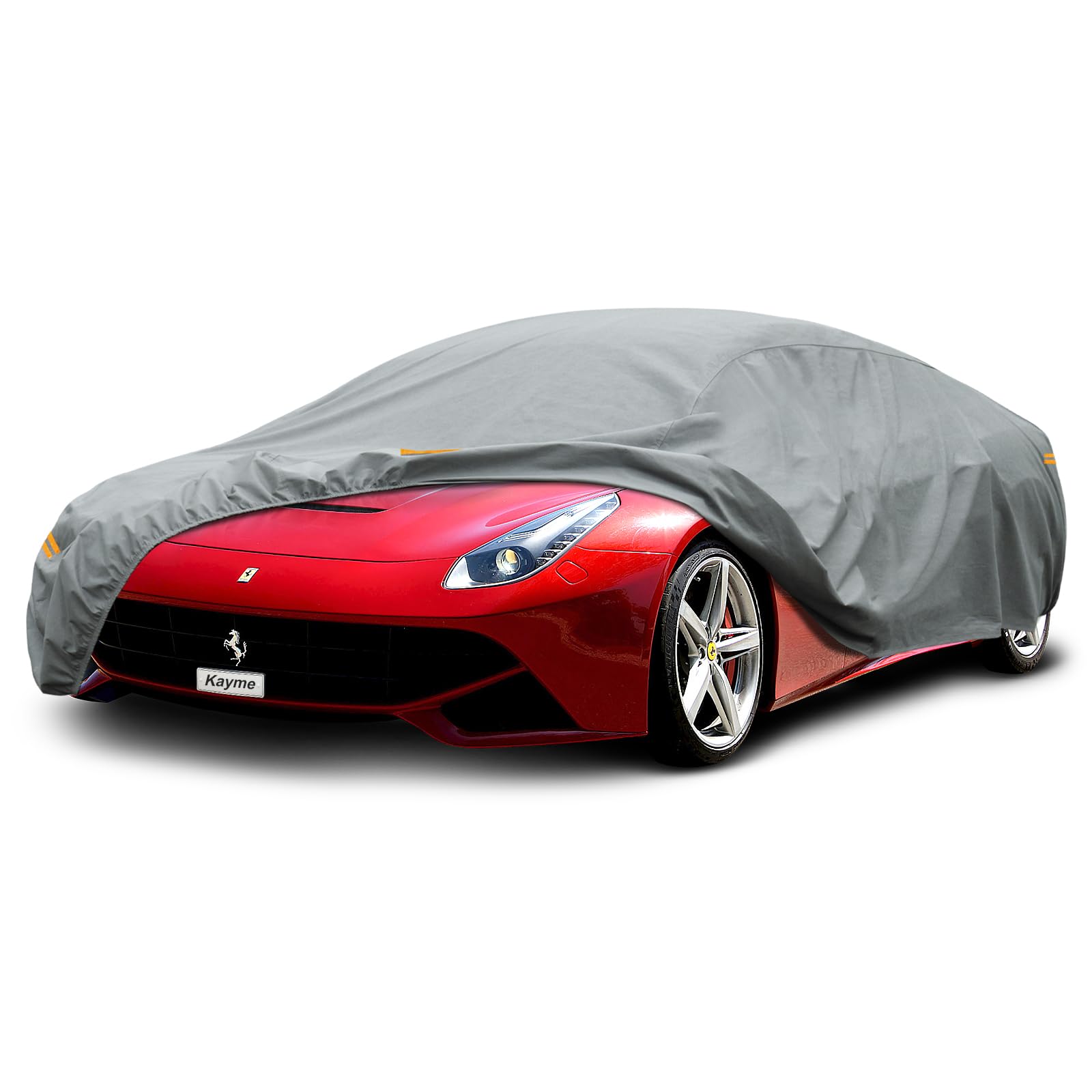 Kayme Heavy Duty Car Cover Custom Fit Ferrari 430/F430 (2004-2009) Waterproof All Weather For Automobiles, Full Exterior Covers