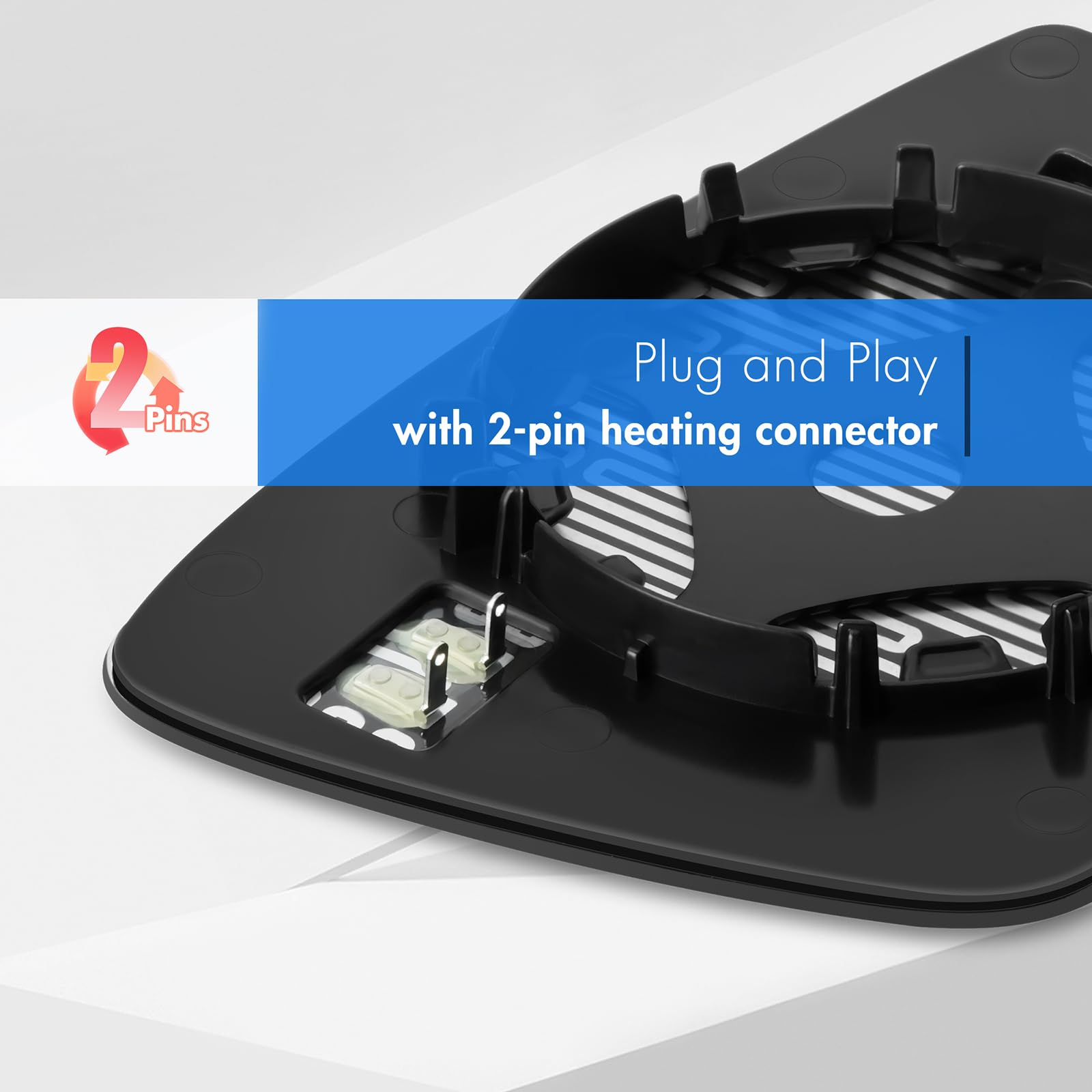 SNEMEEY Passenger Side Mirror Replacement for Volkswagen VW Passat Jetta Beetle 2011 2012 2013 2014 2015 2016 2017 2018, Right S