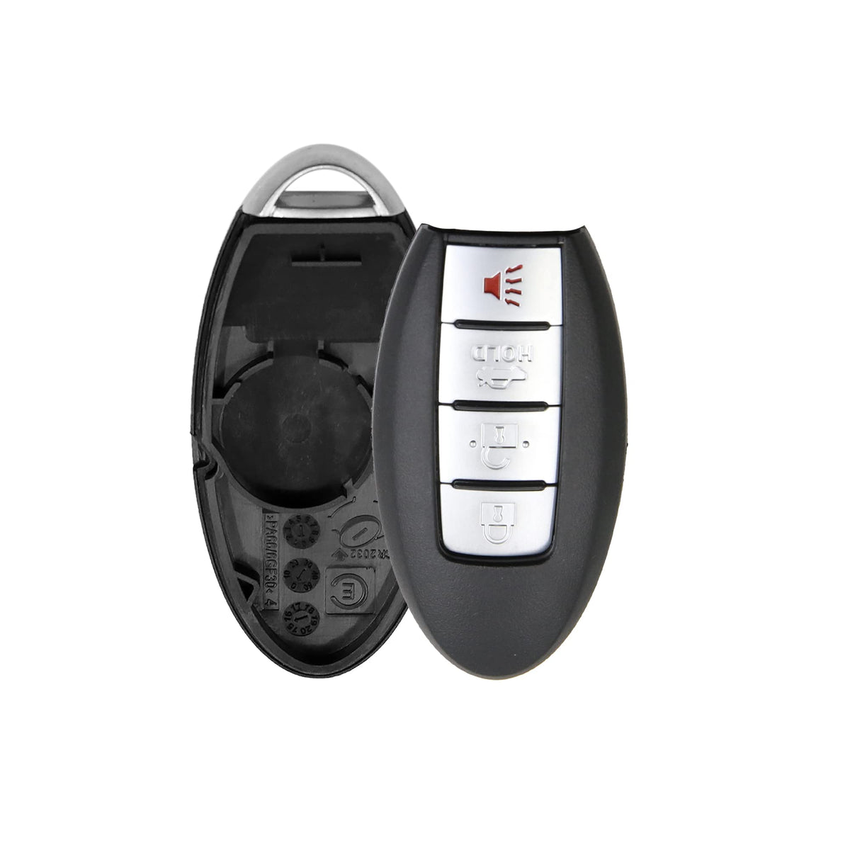 Uxcell 4 Buttons Uncut Insert Key Fob Remote Control Case Shell Replacement Kr55Wk48903 For Nissan Altima 2007-2012 Maxima 2010-