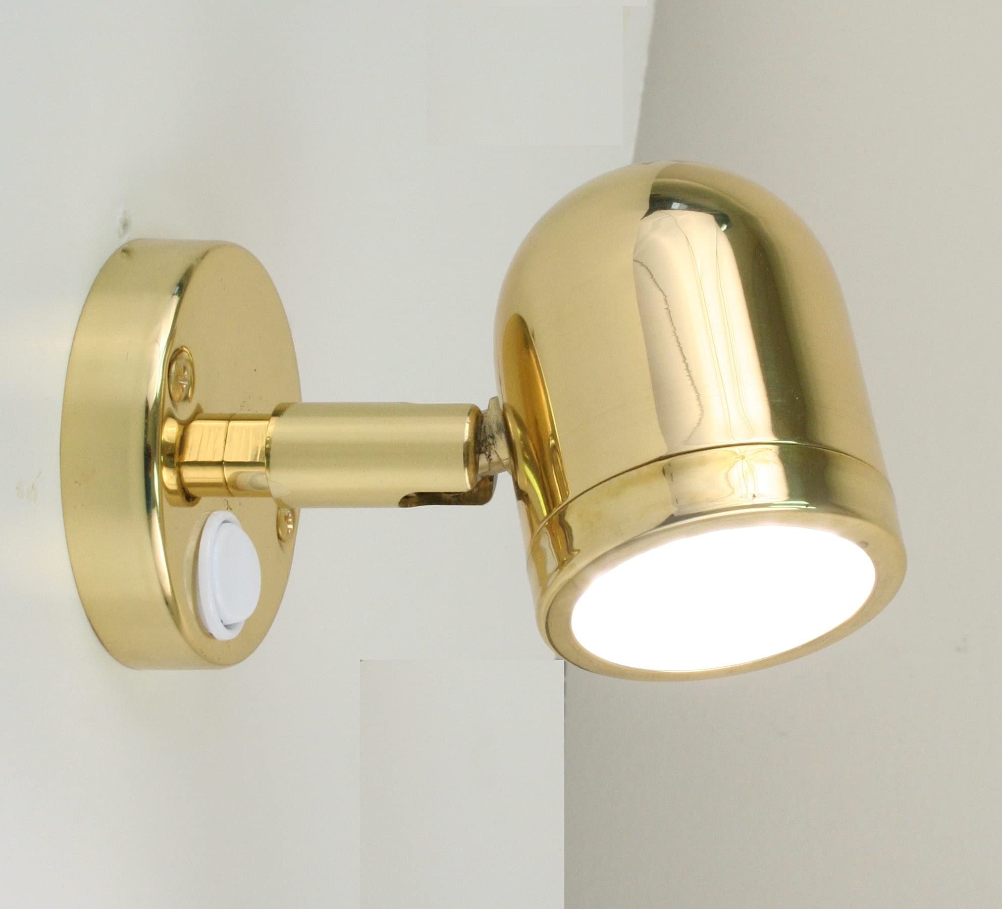 Scandvik Led Brass Reading Light 10-30V