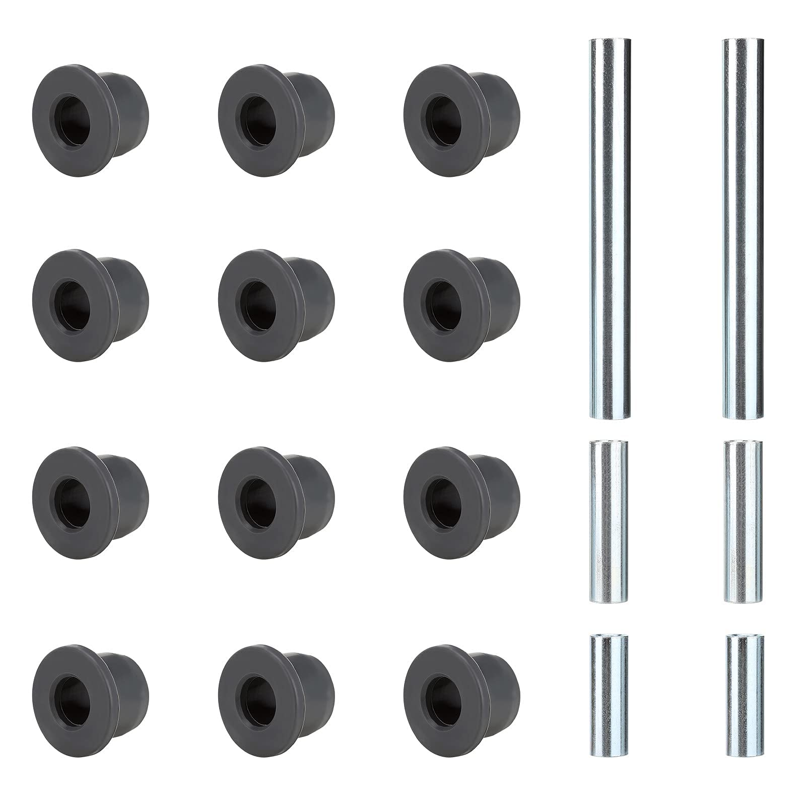 10L0L Front Spring A-Arm Bushing Sleeves Kit For Club Car Precedent 2004-Up Golf Cart, Replace Oem 102289901 1029562-01 1022874011 102288101 102287701 1102287601