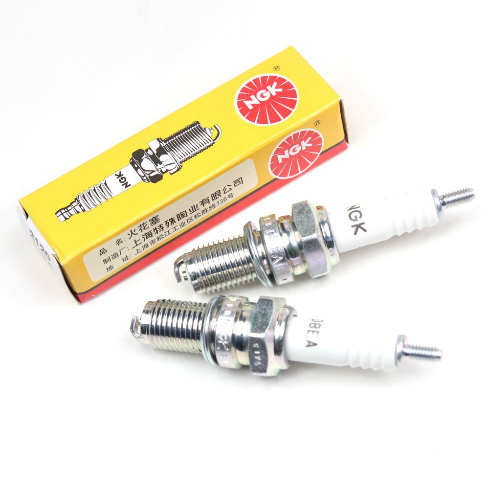 Wings NGK Spark Plug Plugs D8EA #2120 Bayou Wolverin GL1000 TW200 CH250 CF250 Pack of 2