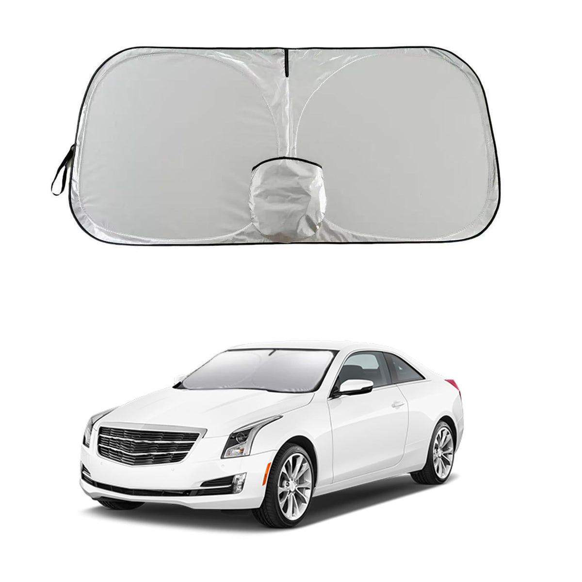 ATS CT6 CTS XT5 XTS Dedicated Windshield Sun Shade, Sunshade Windshield Visor for Cadillac ATS 2013-2025, CT6 2016-2025, CTS 200