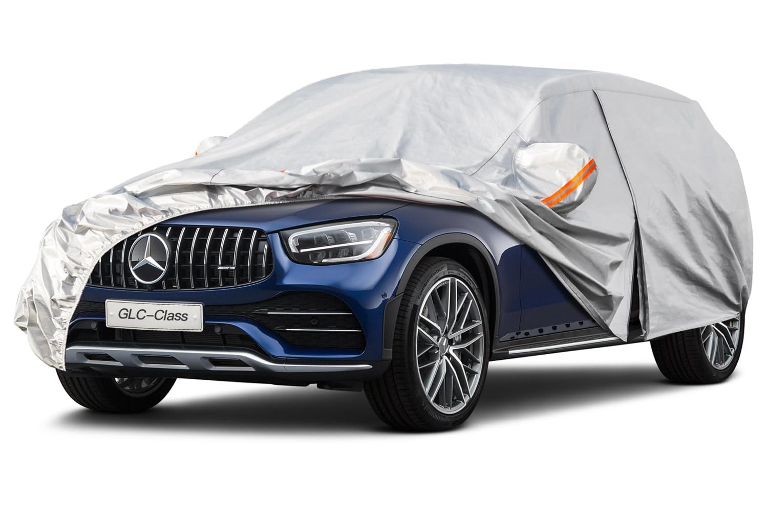 Kayme 6 Layers Suv Car Cover Custom Fit For Mercedes Benz Glc 300 350E(2016-2025) Waterproof All Weather For Automobiles, Outdoo