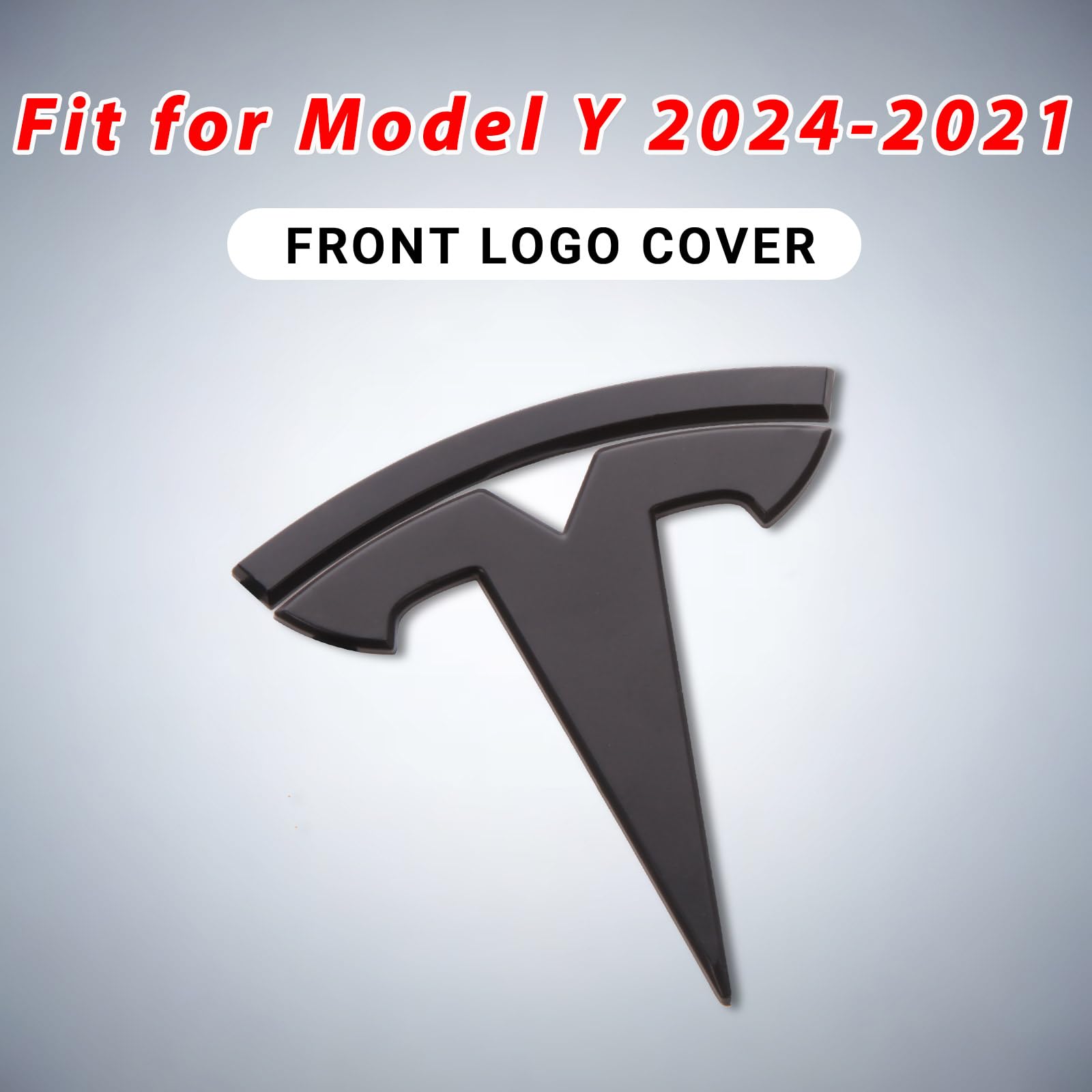 Upgraded 2024 Model Y Front Rear Emblem Cover And Full Letters Emblem Replacement - Compatible With Tesla Model Y Accessories 20