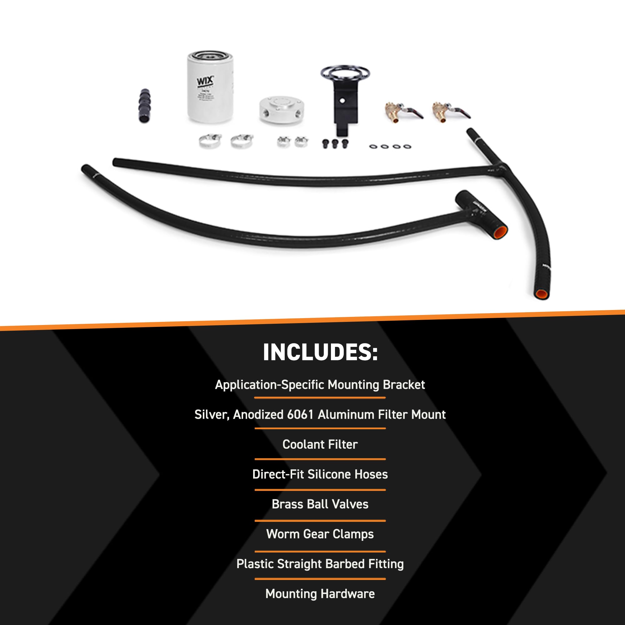 Mishimoto Mmcfk-F2D-03Bk Coolant Filter Kit, Compatible With Ford Powerstroke 6.0L, 2003-2007, Black