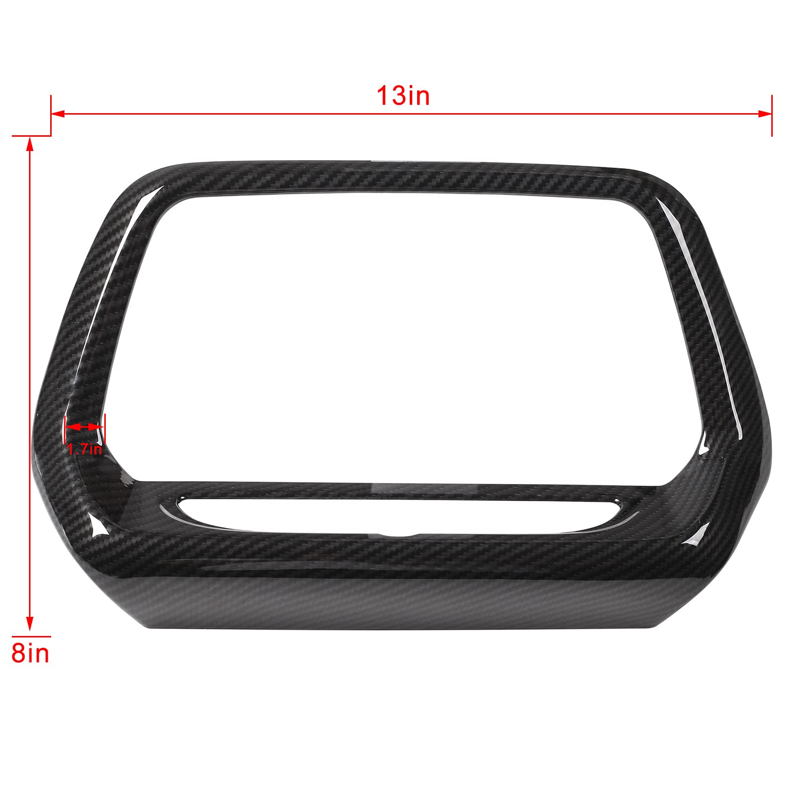 RT-TCZ Navigation GPS Large Screen Panel Frame Cover Carbon Fiber Interior Accessories for Chevrolet Camaro 2017 2018 2019 2020