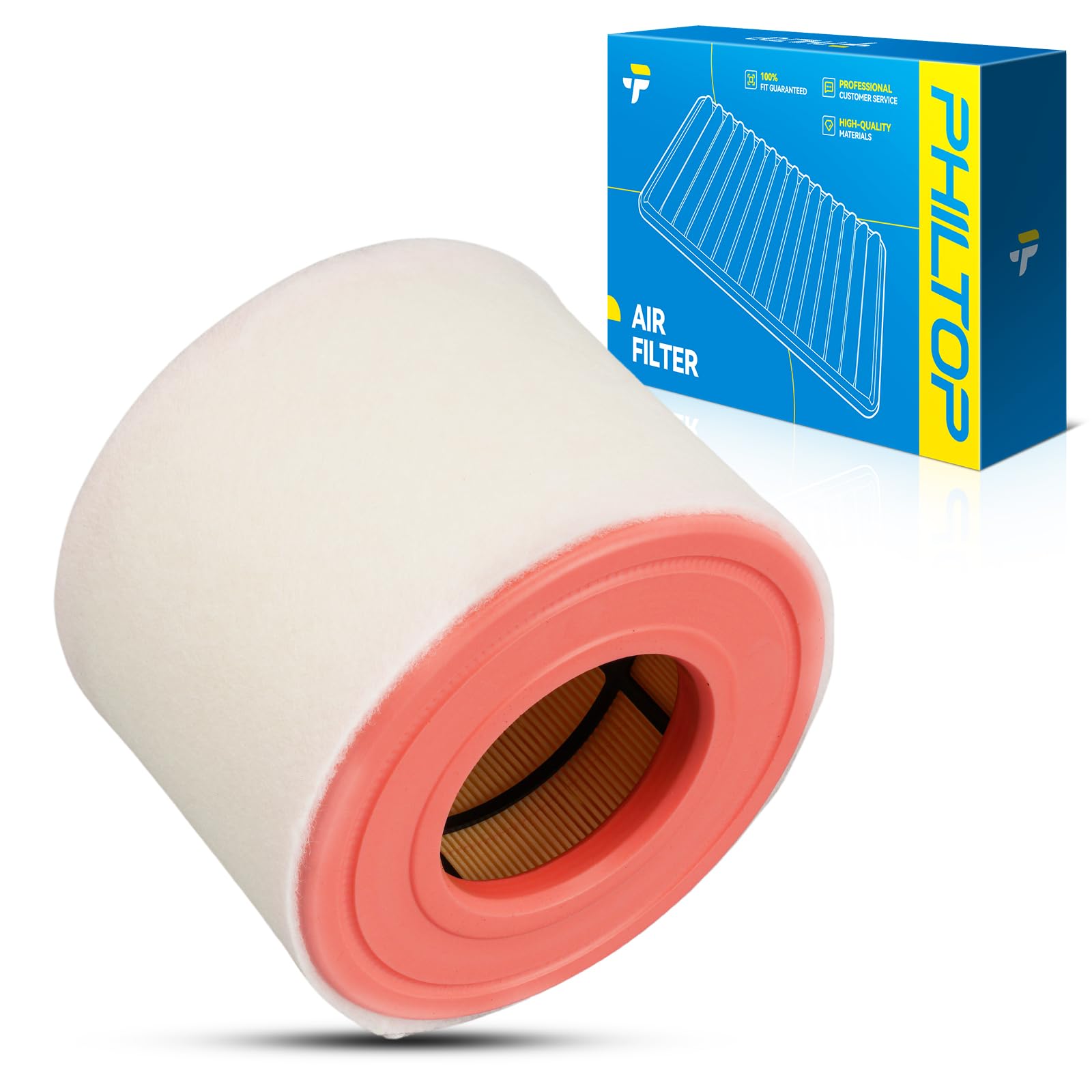 PHILTOP Engine air filter CA11424 Replacement for Audi A6 2012-2018, A6 Quattro 2013-2018, L4 2.0L