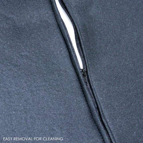 Yupbizauto New Breathable Comfortable Ergonomic Wedge Car Seat Office Chair Back Support Cushion (Tan Syn Leather)