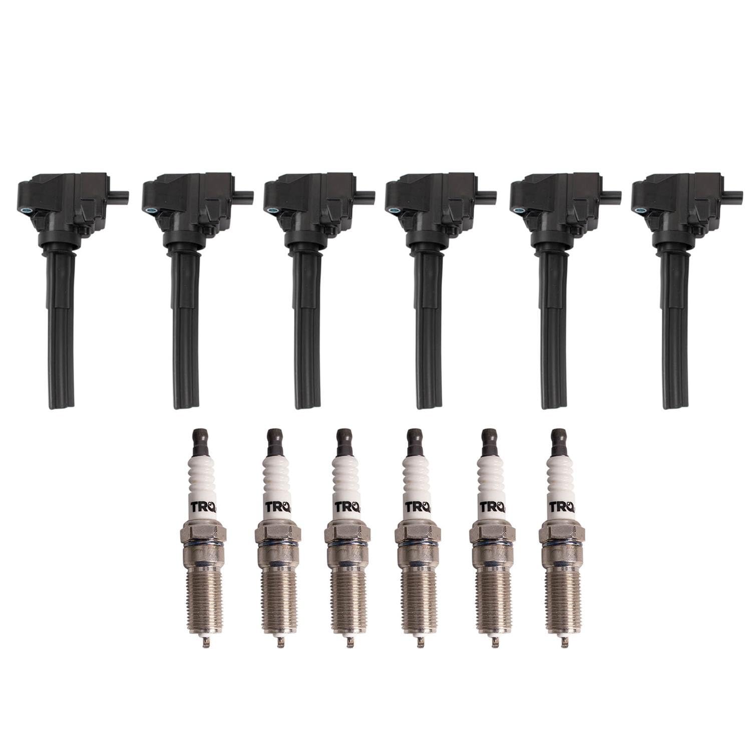 Trq Ignition Kit Ignition Coil Spark Plugs Compatible With 2005-2006 Mini Cooper