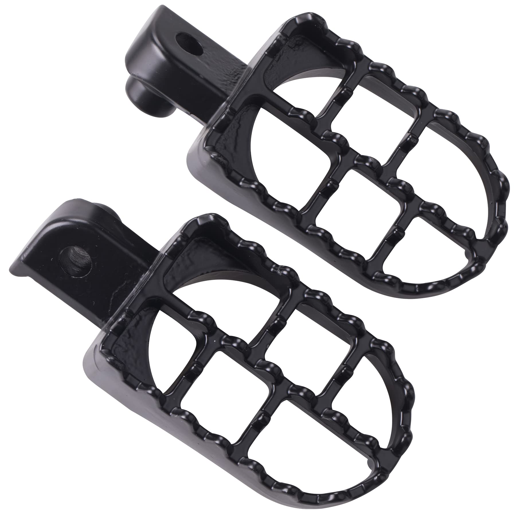 Dirt Bike Foot Pegs, Aluminium Footpegs Pedals Fit for Coleman Baja Taotao PW50 1981-2021 PW80 1983-2006, Pit Dirt Bike Motorcyc