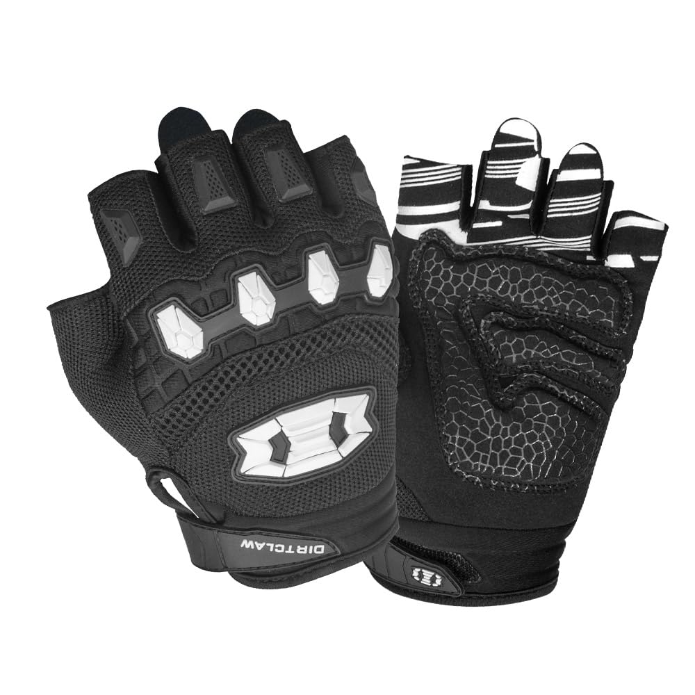 Seibertron Dirtclaw Gloves - Motorcycle Motocross Sports Gloves For Ultimate Grip And Protection Black S