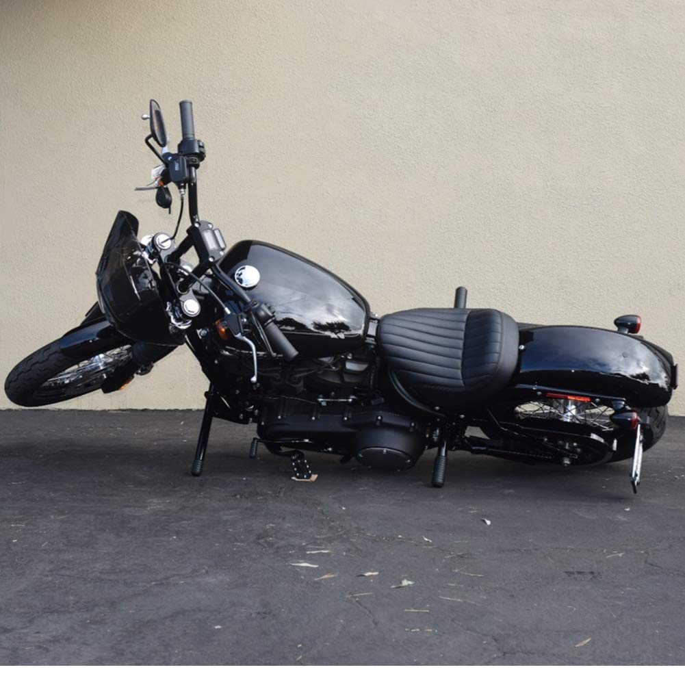 Wowtk Passenger Peg Crash Bar Frame Slider Fits For Harley Softail Street Bob,Low Rider And Heritage Classic 2018-2024