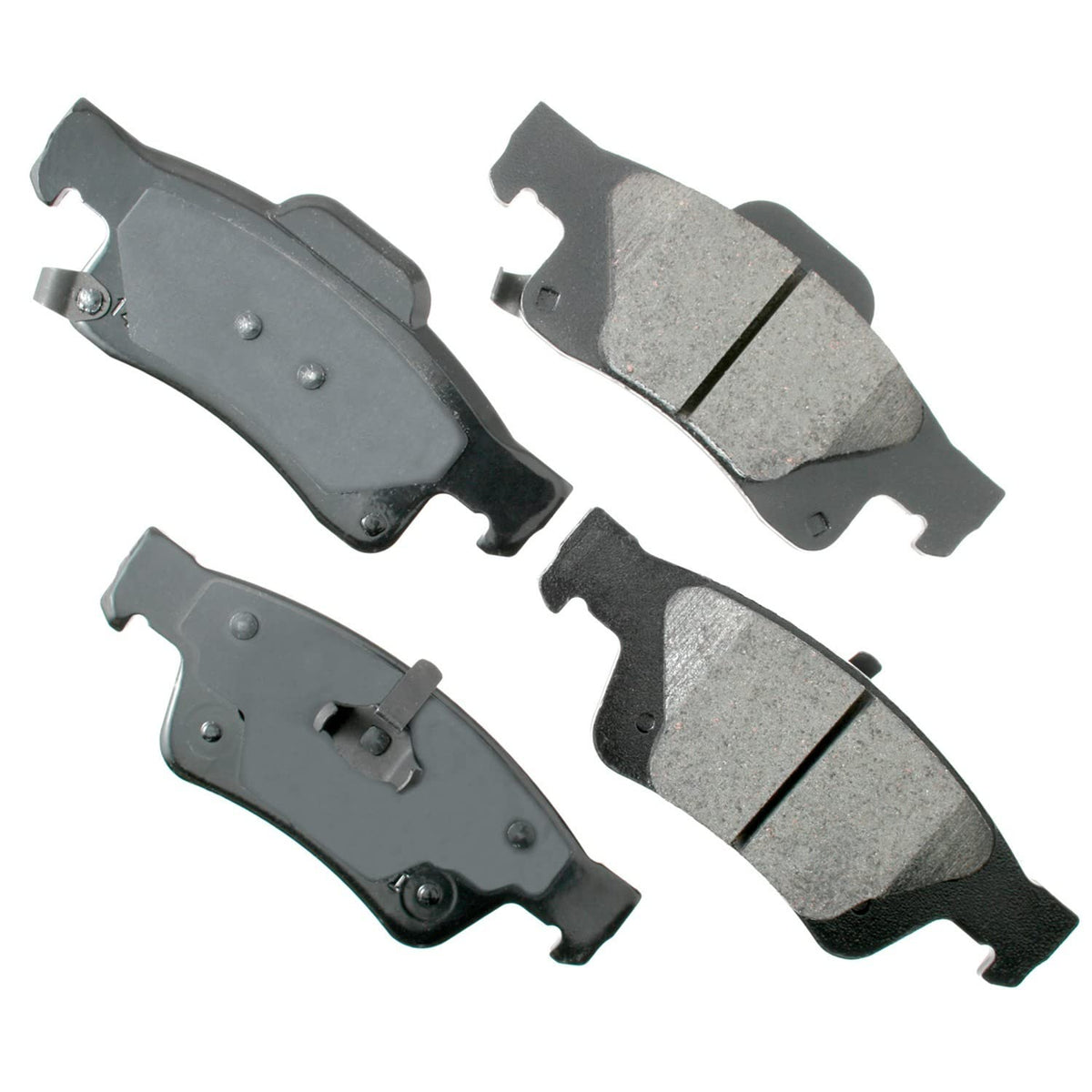 Akebono-ACT1498 Ultra Premium Rear Brake Pads, GREY