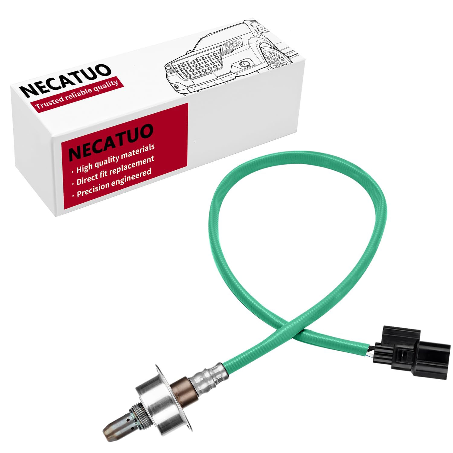 Necatuo 234-9091 Upstream O2 Oxygen Sensor Heated Air Fuel Ratio Compatible With Acura Tsx Accord Crv 2.4L L4 For 36531-R40-A01