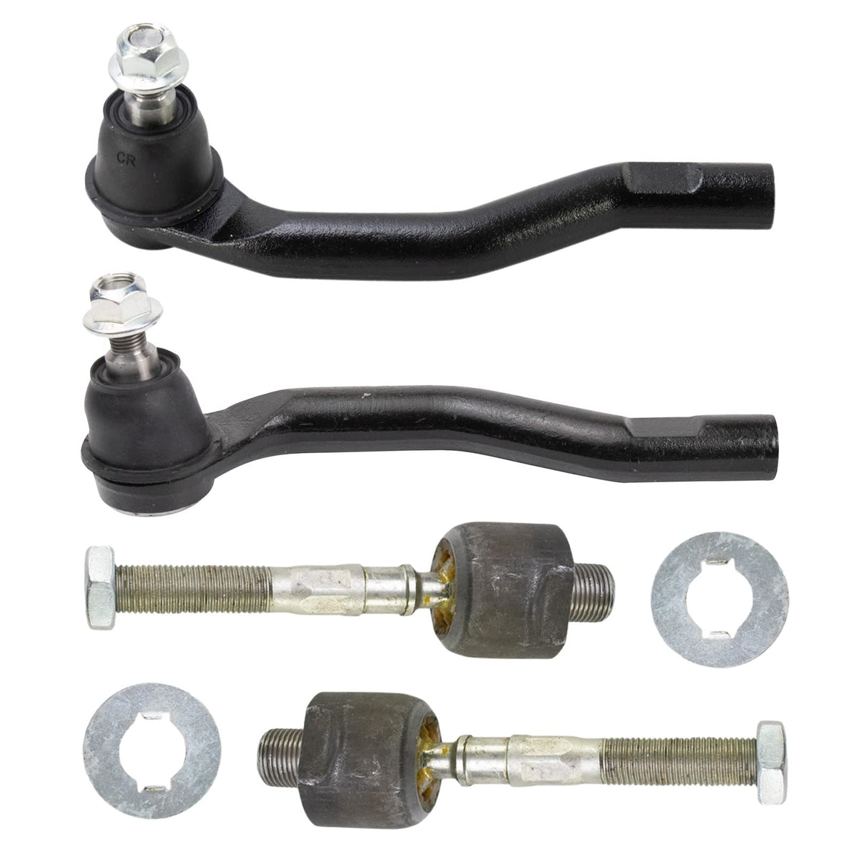 Trq Front Tie Rod Set Compatible With 2009-2014 Acura Tl