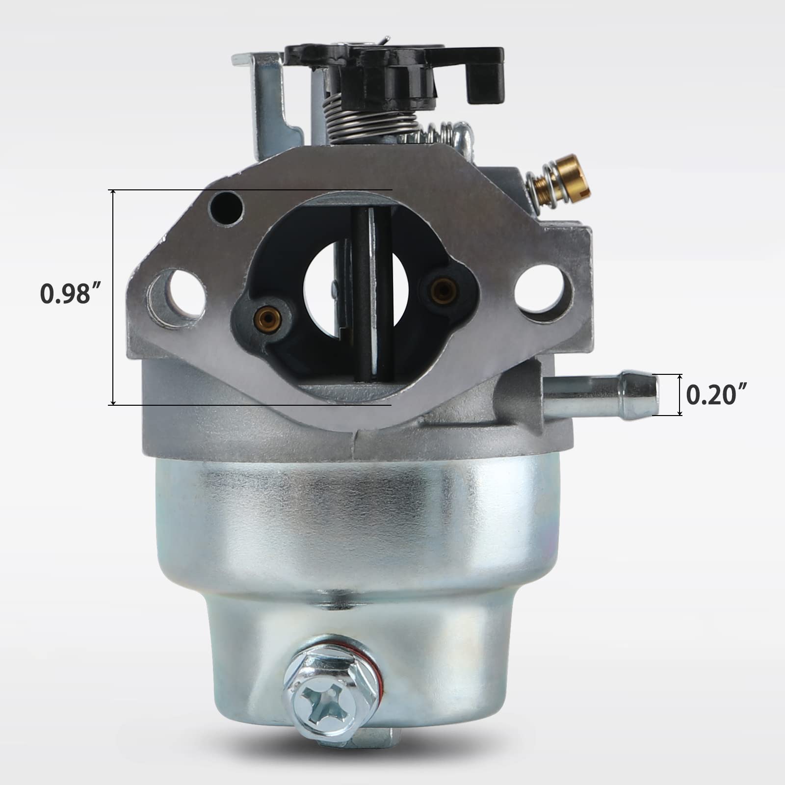 Carburetor For Subaru Robin Ea175V Ea190V Ev190A Engine Powered Pressure Washers,For Honda Xr2750 Troy-Bilt Tb130 020344 With Gasket And Cleaning Tools