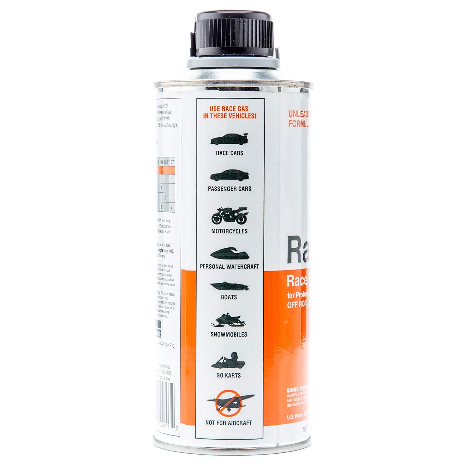 Racegas 100032 Premium Race Fuel Concentrate Increases Gasoline Up To 105 Octan, 12 Pack