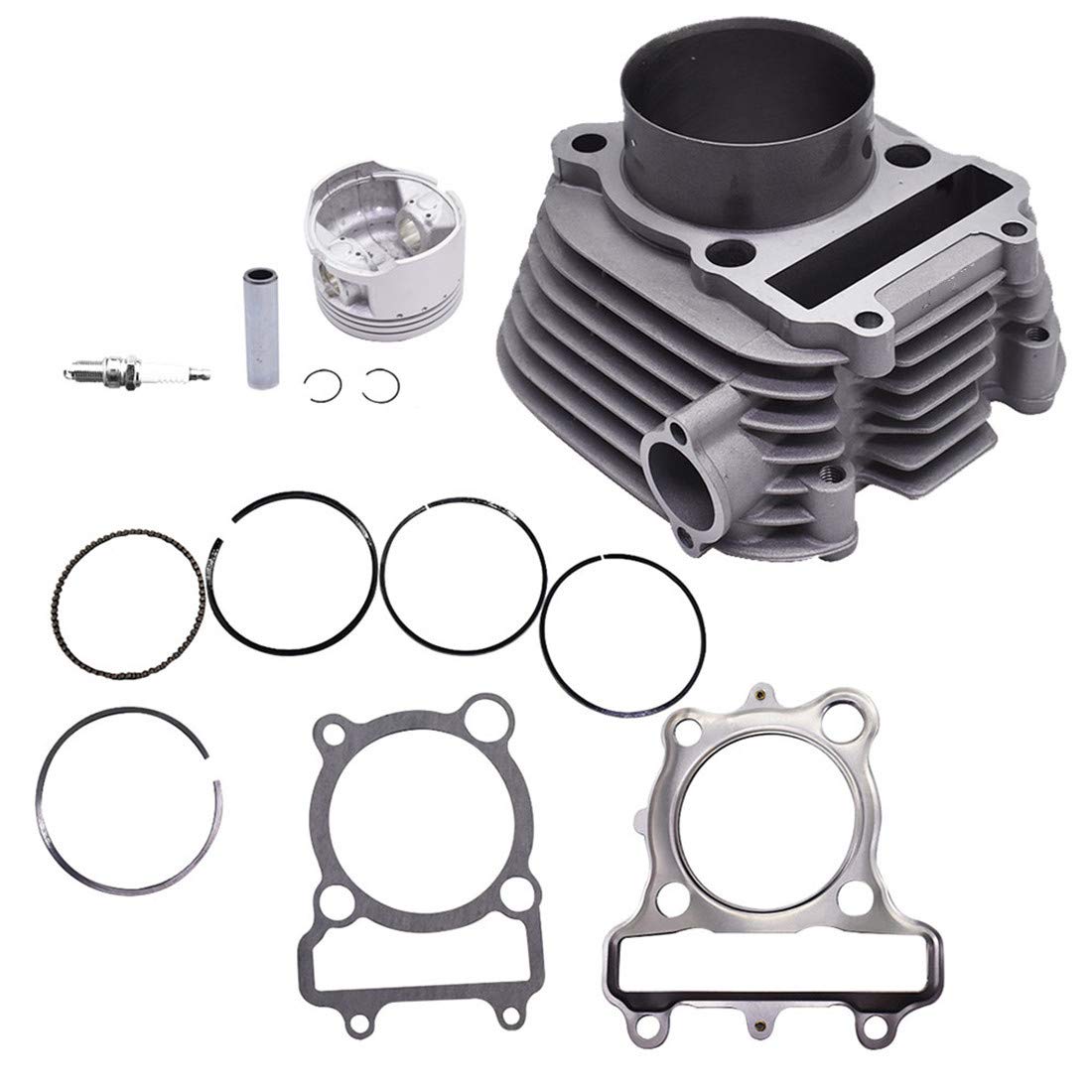 Wflnhb Cylinder Piston Gasket Top End Kit Replacement For Yamaha Moto-4 225 Yfm225 1986 1987 1988