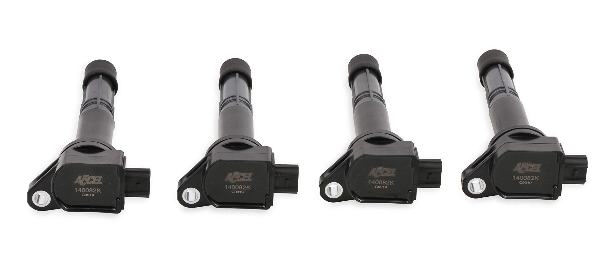 Accel 140082K-4 Ignition Coil - Black, 4-Pack