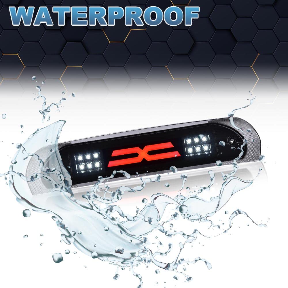 Pit66 Led 3Rd Brake Light, Compatible With 2002-2008 Dodge Ram 1500/2003-2009 Dodge Ram 2500 3500 Led Third Brake Light Cargo Bl