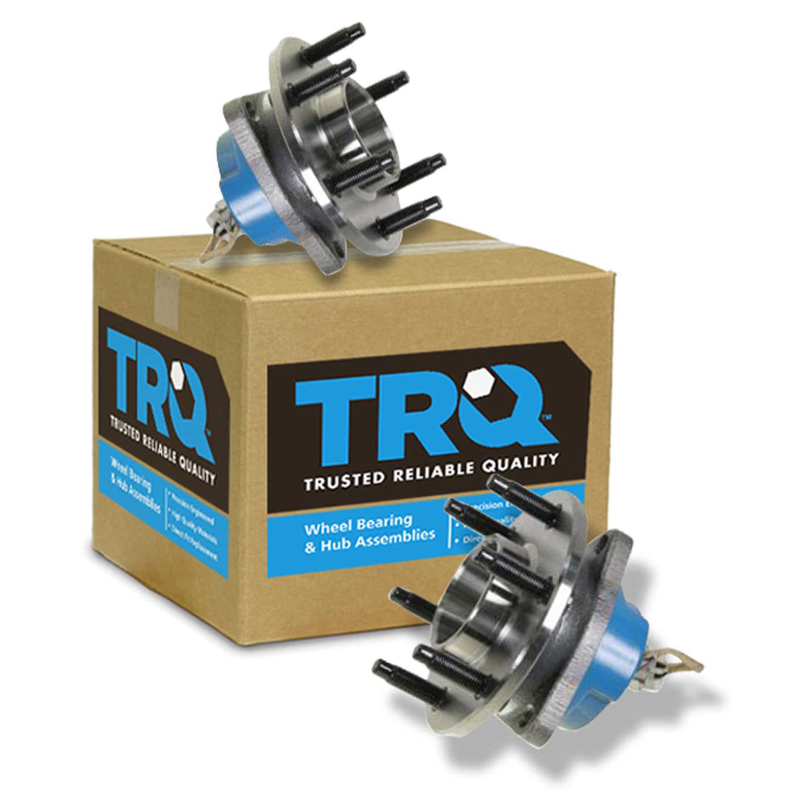 Trq Rear Wheel Hub Bearings Assembly Set Compatible With 2004-2007 Cadillac Cts