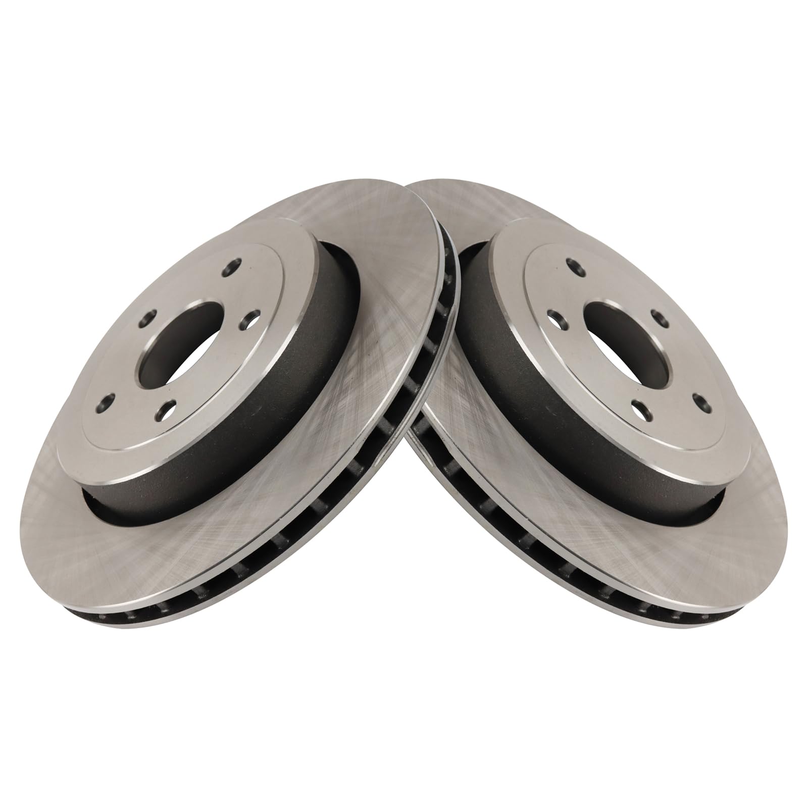Trq Rear Brake Rotors Set Compatible With 2006-2010 Jeep Grand Cherokee