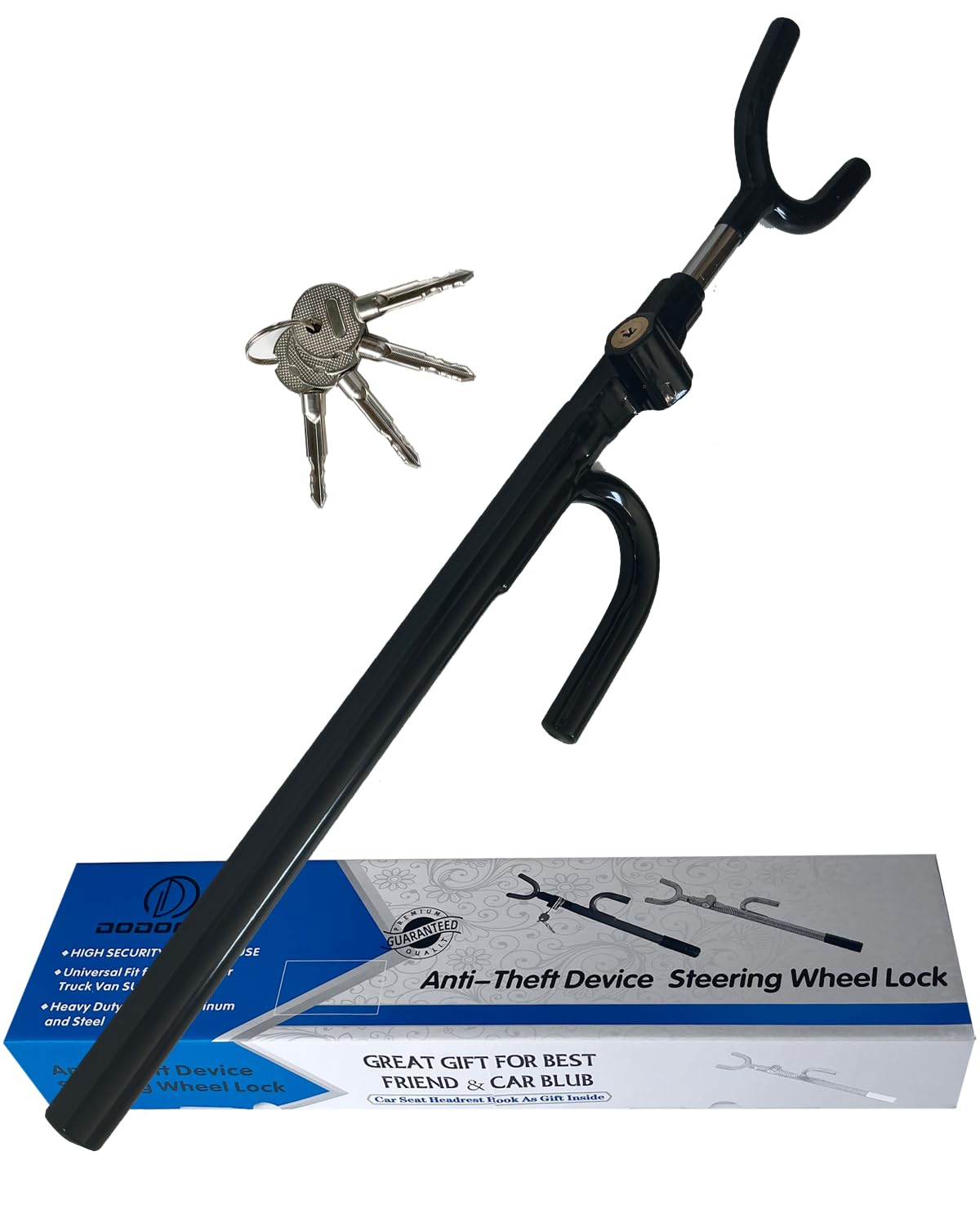 Steering Wheel Lock Anti-Theft Car Device Car Wheel Locks Heavy Duty Vehicle Security Steering Wheel Lock For Truck Car Vehicles