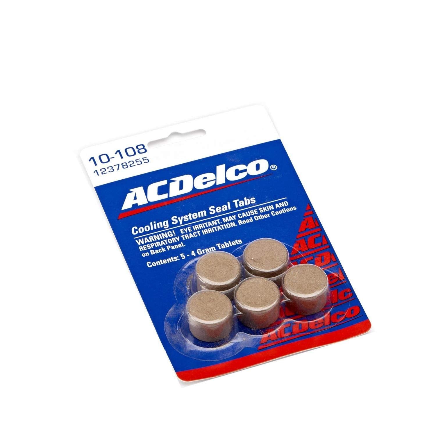 Acdelco Gm Original Equipment 10-108 Cooling System Sealing Tabs - 4 G (Pack Of 5)
