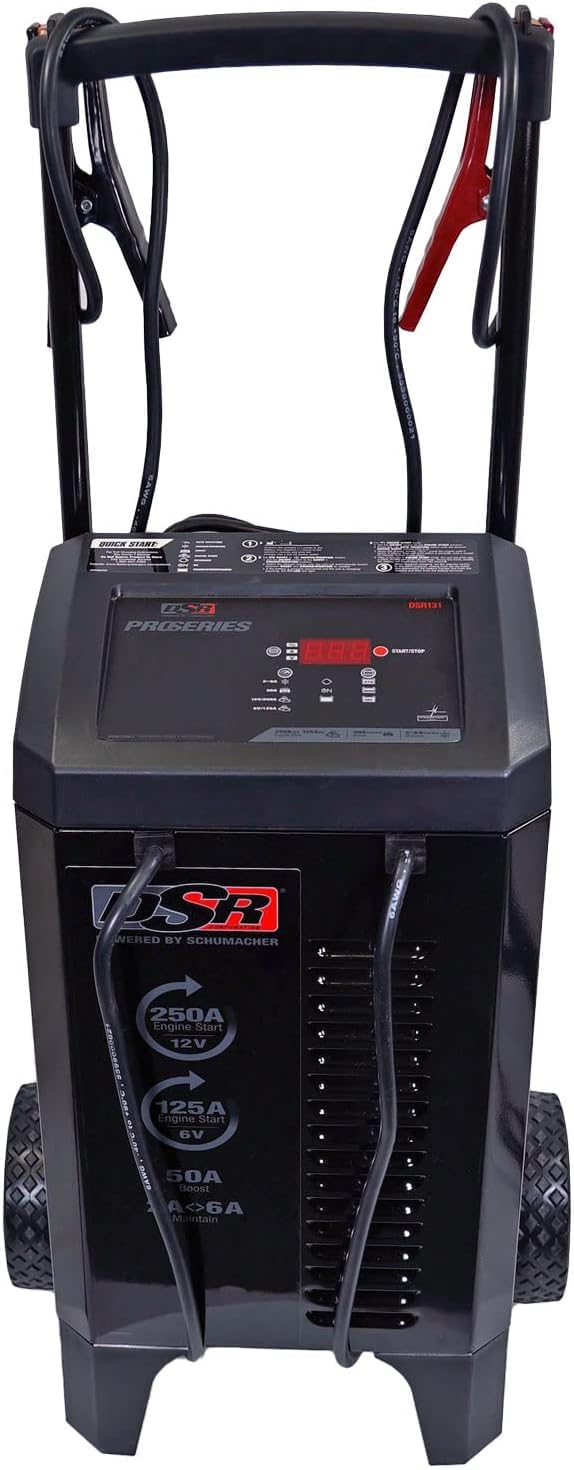 Schumacher Dsr131 Dsr Proseries 250 Amp(12V) 125 Amp(6V) 50 Amp 6V/12V Fully Automatic Pro Smart Battery Charger With Engine Sta